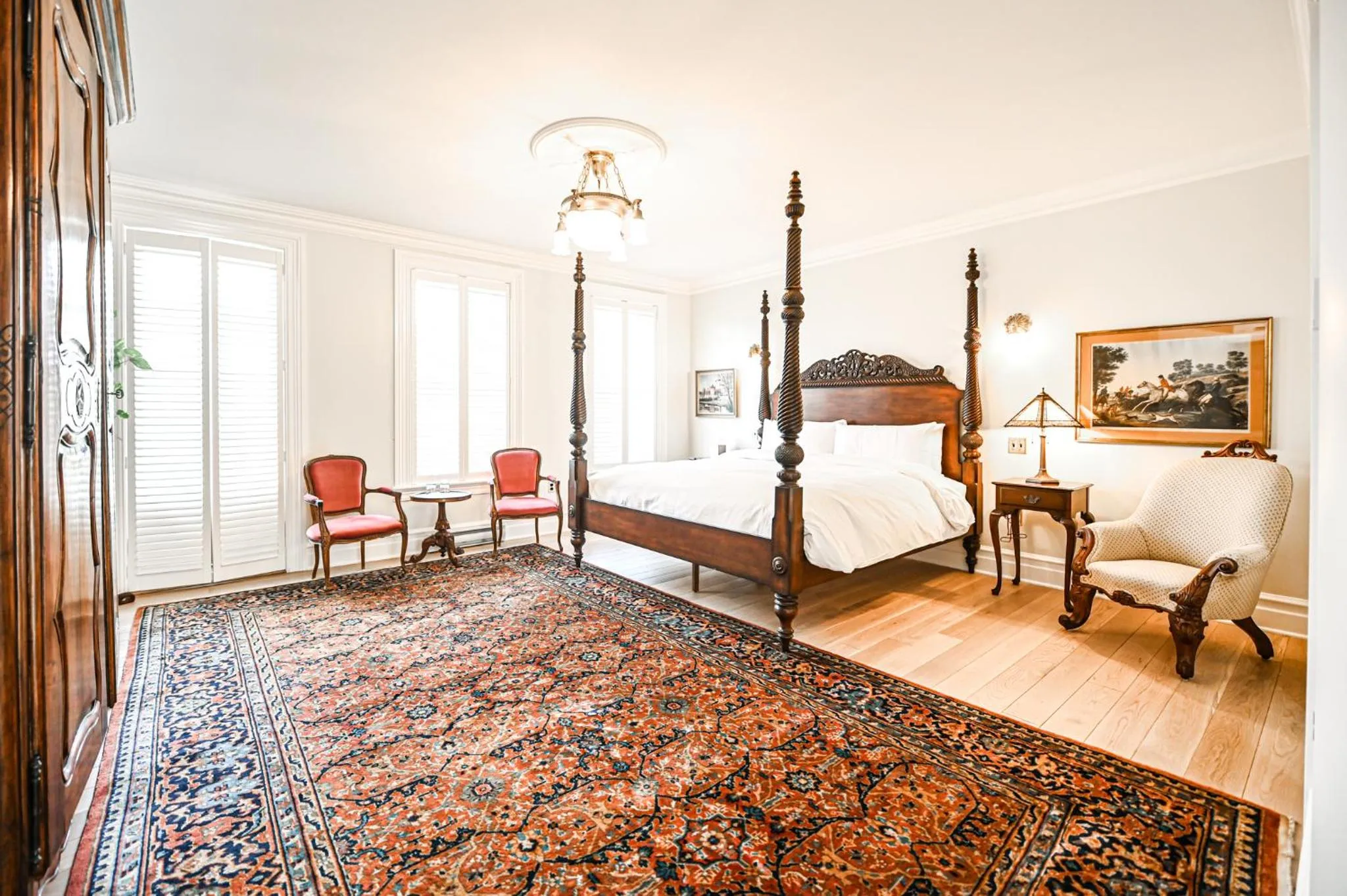 Bed in StoneHaven Le Manoir - Relais & Châteaux