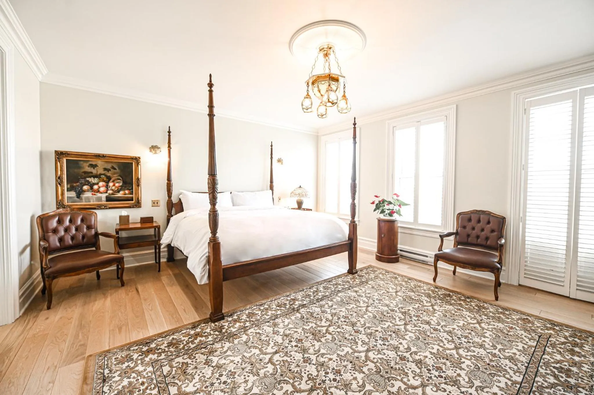 Bed in StoneHaven Le Manoir - Relais & Châteaux