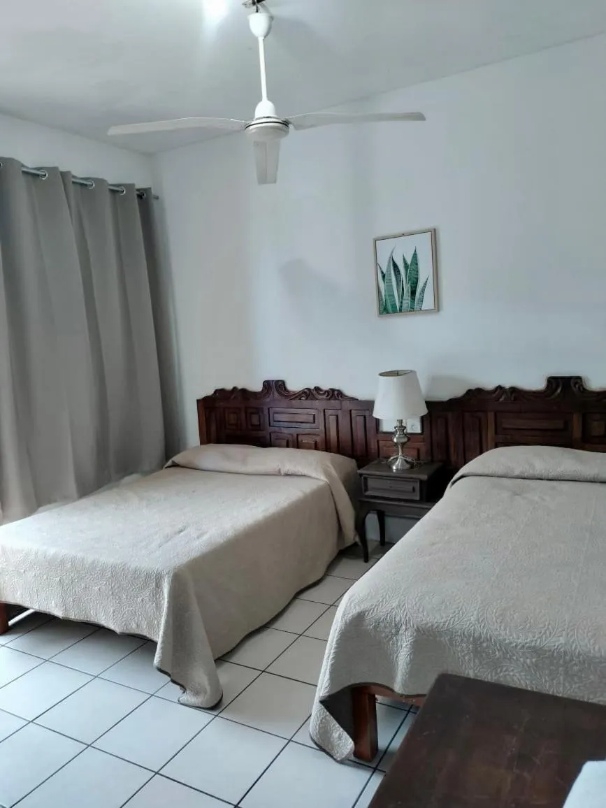 Bed in HOTEL MAYA IXTLAN