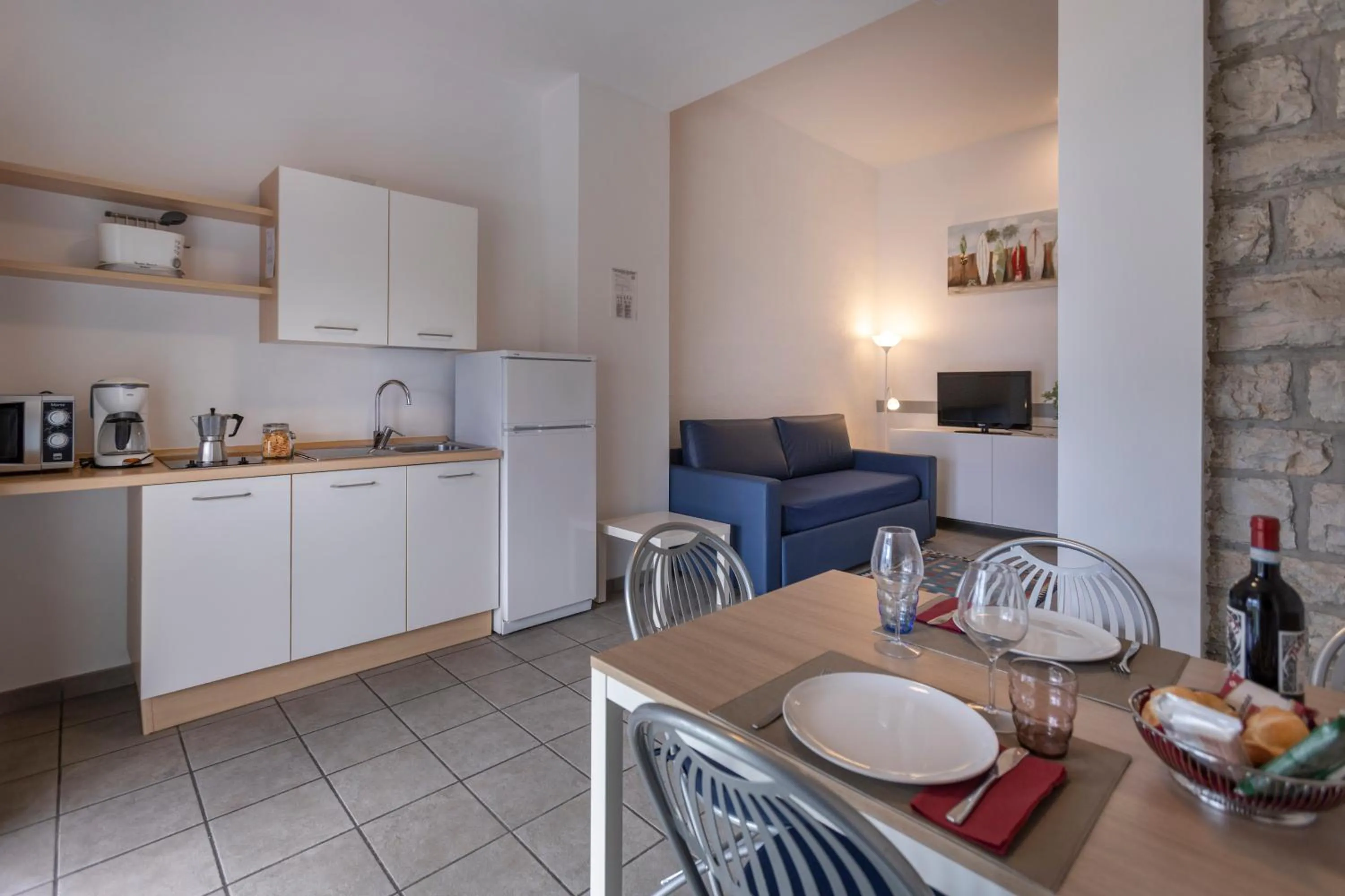 Seating area in Hotel Roma Aparthotel