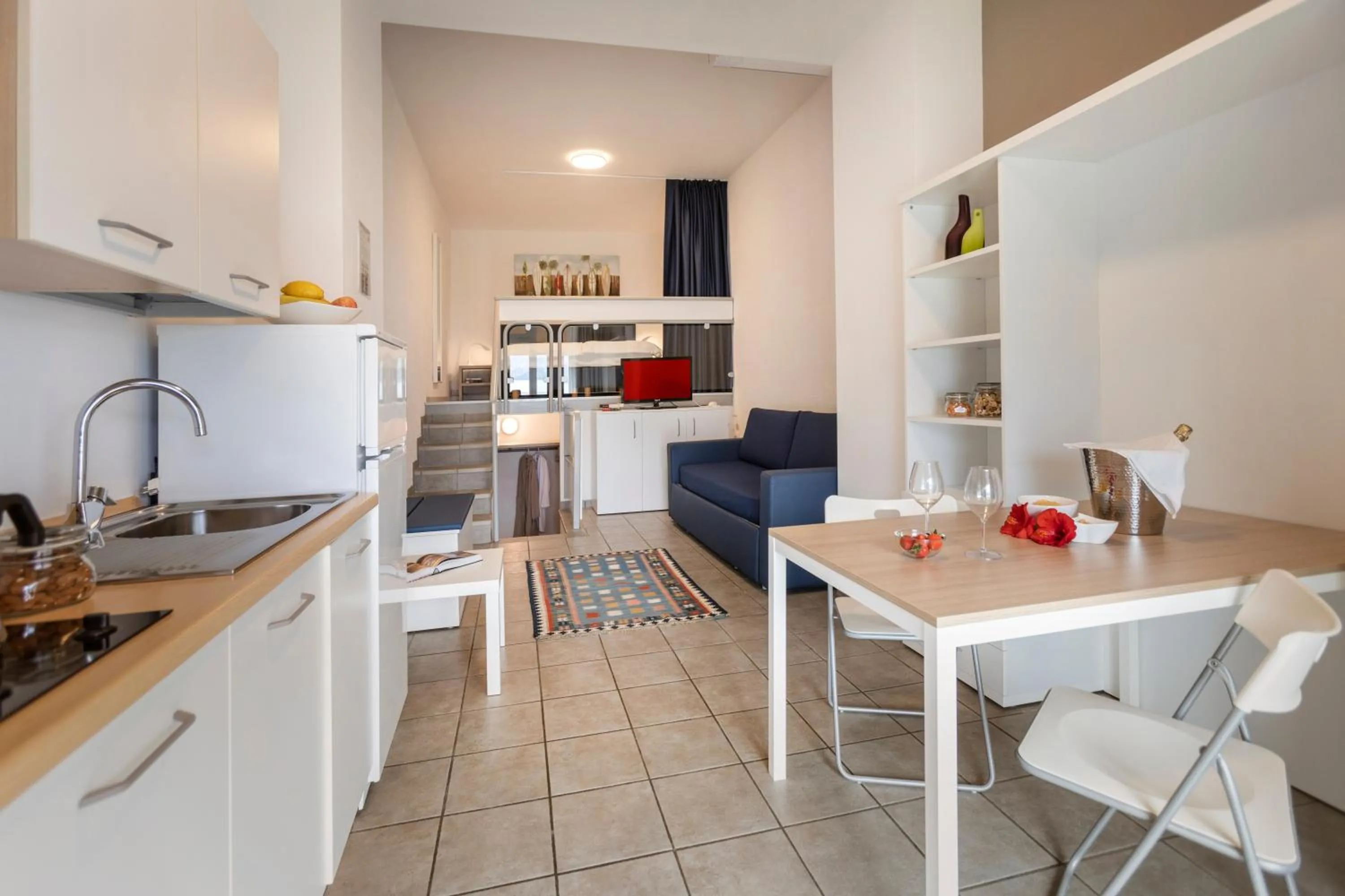 Kitchen or kitchenette in Hotel Roma Aparthotel