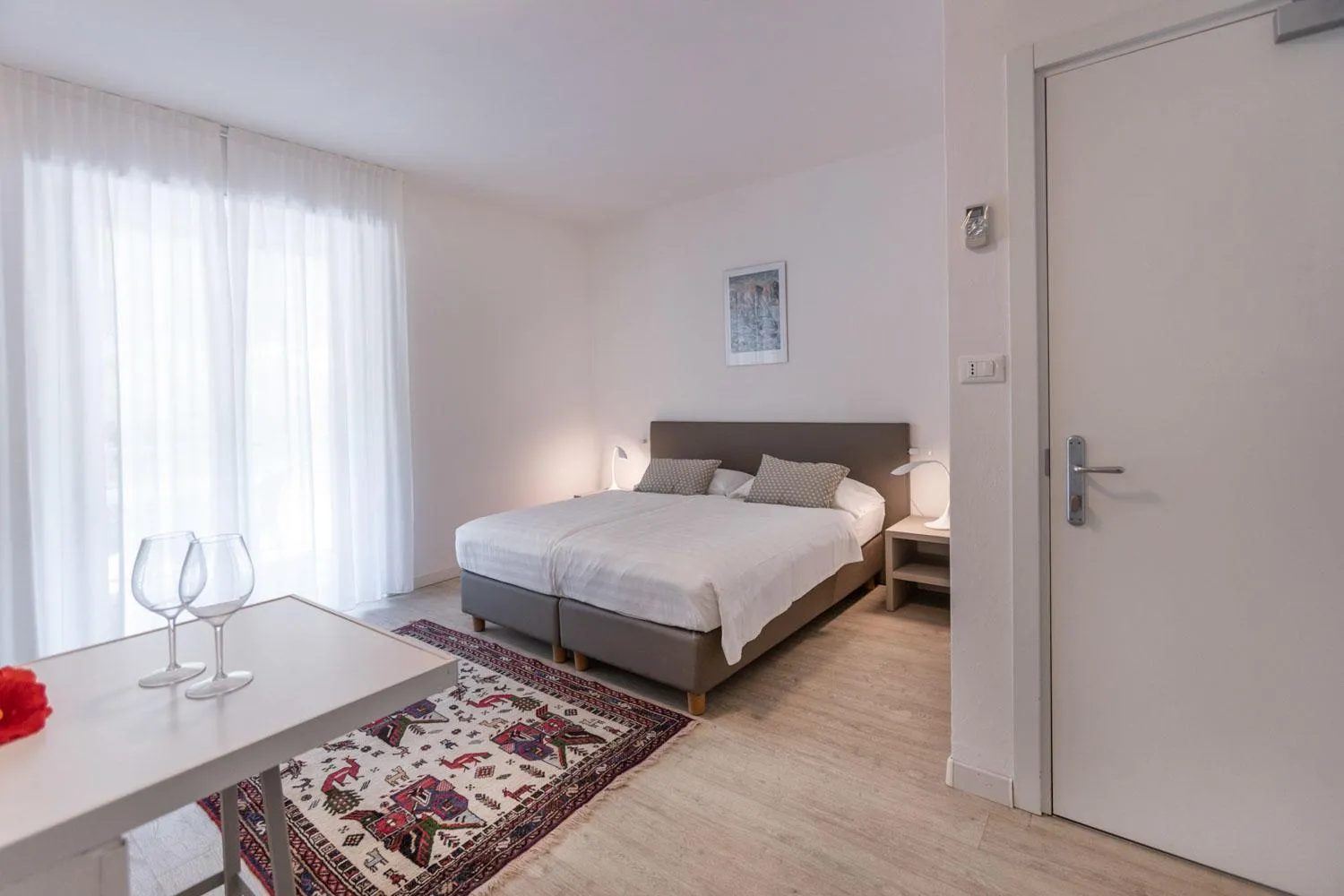 Bed in Hotel Roma Aparthotel