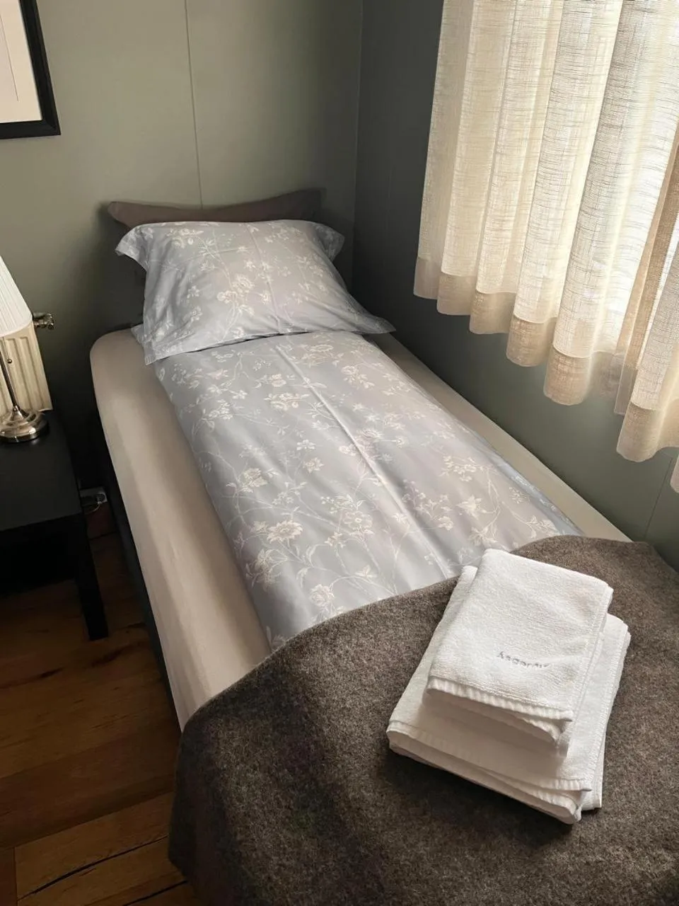 Bedroom, Bed in Riverfront romantic Asgardur vacation home of comfort
