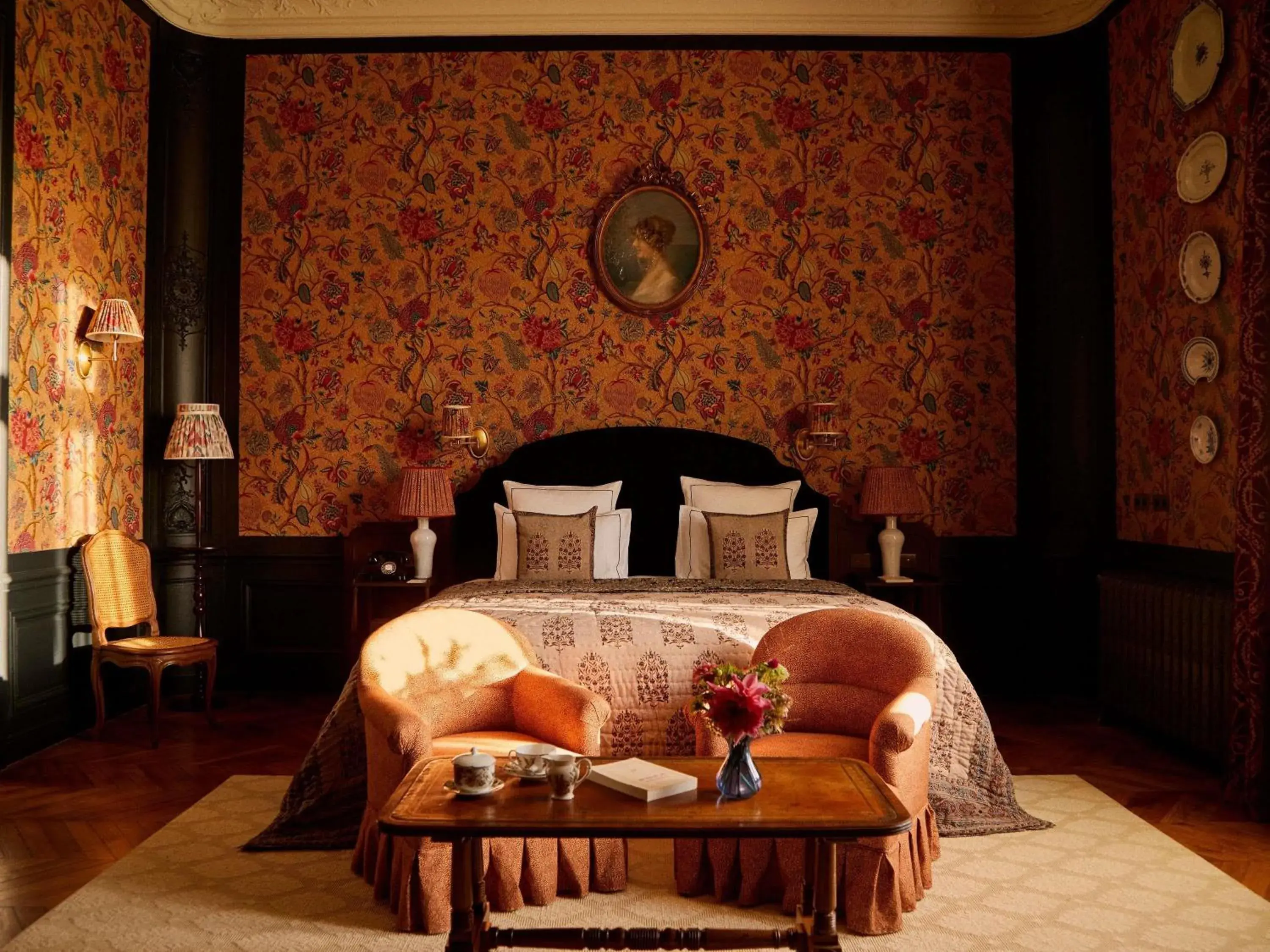 Bedroom, Bed in Abbaye Des Vaux De Cernay Bedroom, Bed in Abbaye Des Vaux De Cernay