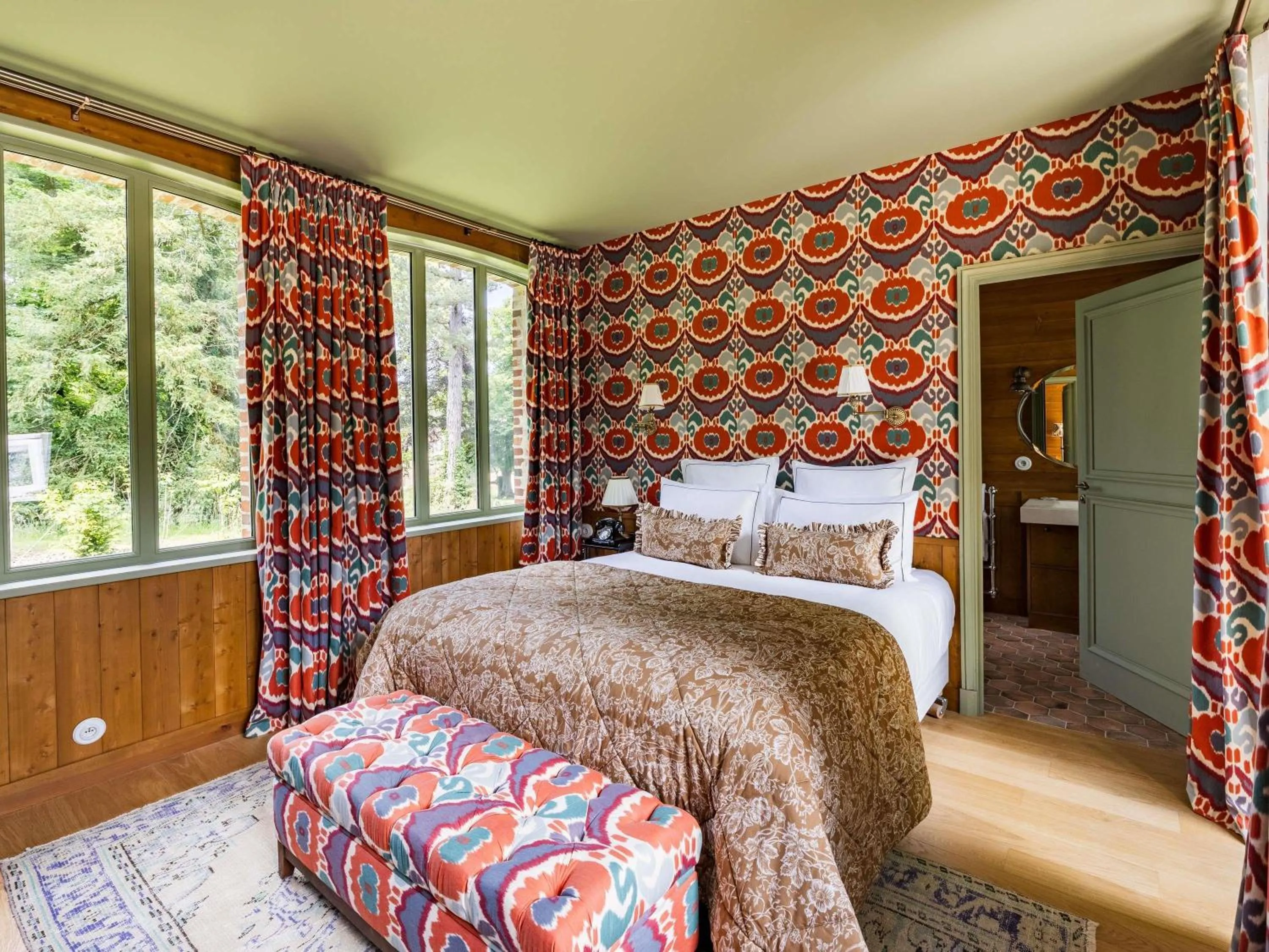 Bedroom, Bed in Abbaye Des Vaux De Cernay