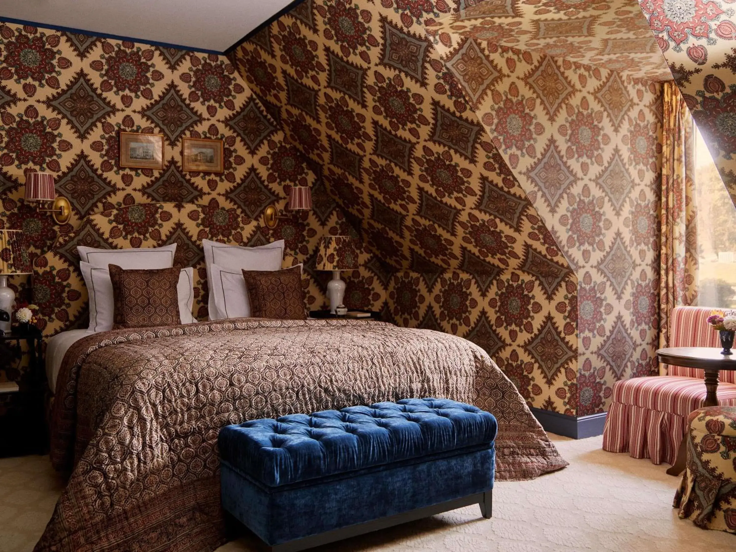 Bedroom, Bed in Abbaye Des Vaux-De-Cernay Bedroom, Bed in Abbaye Des Vaux-De-Cernay