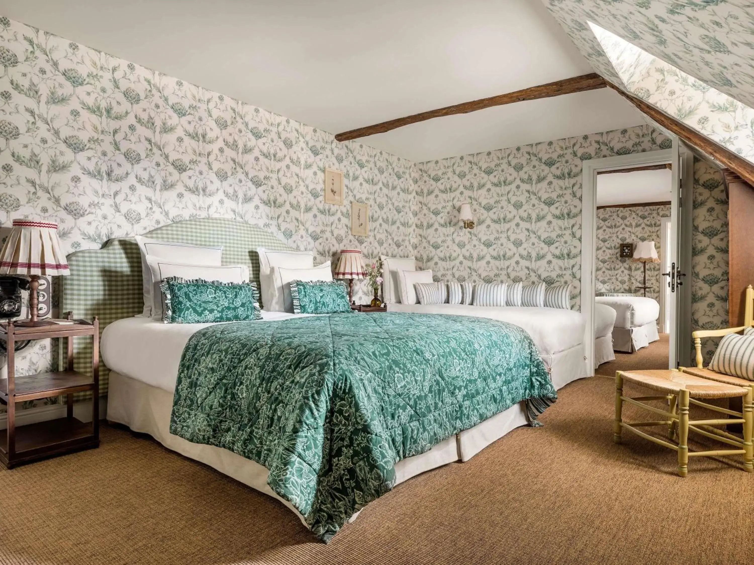 Bedroom, Bed in Abbaye Des Vaux De Cernay Bedroom, Bed in Abbaye Des Vaux De Cernay