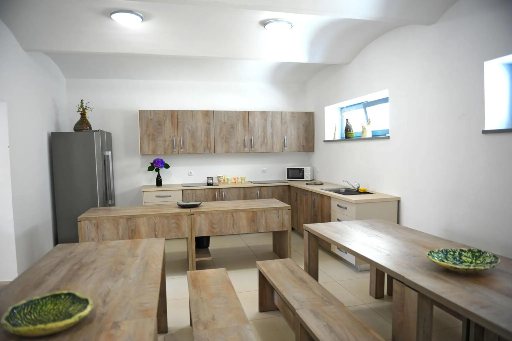 Communal kitchen in Hostel Ormož