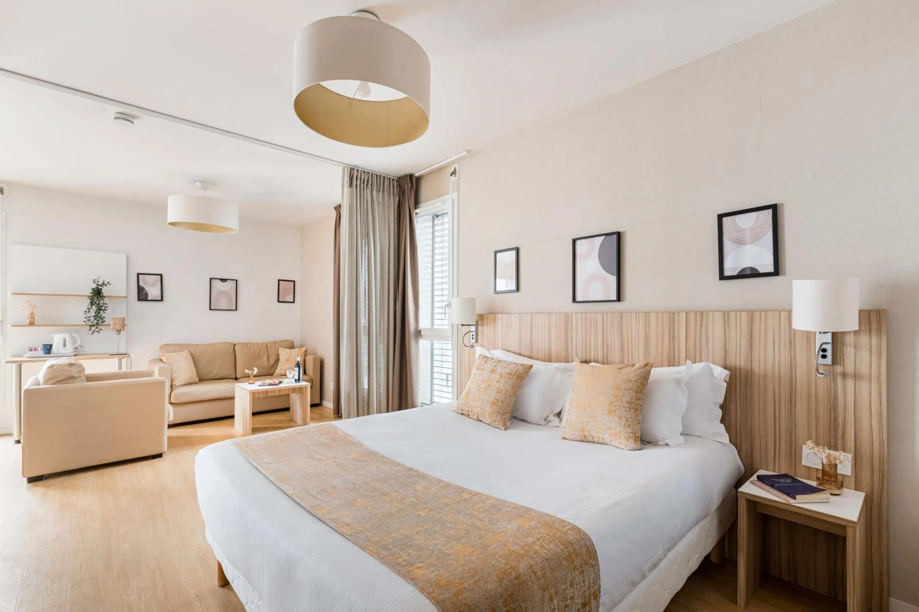 Bed in Appart hôtel Q7 Lodge Lyon 7