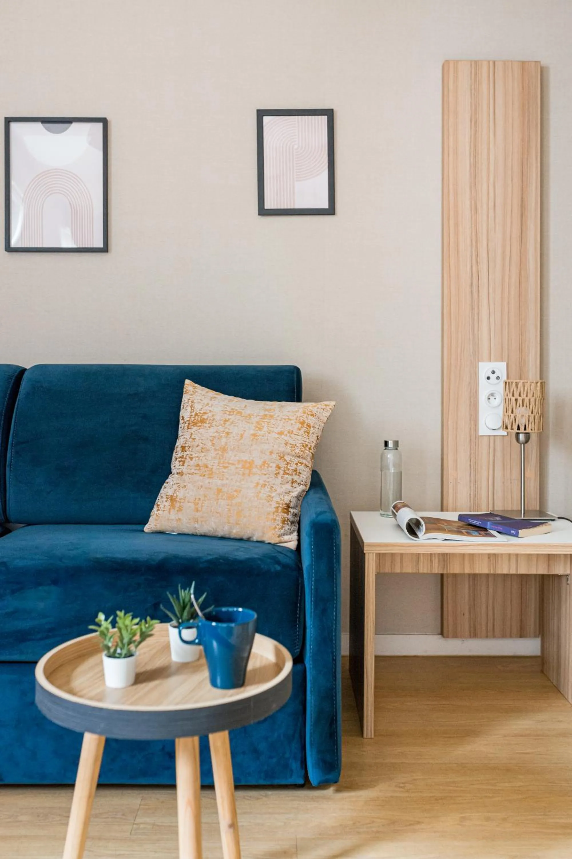 Living room in Appart hôtel Q7 Lodge Lyon 7