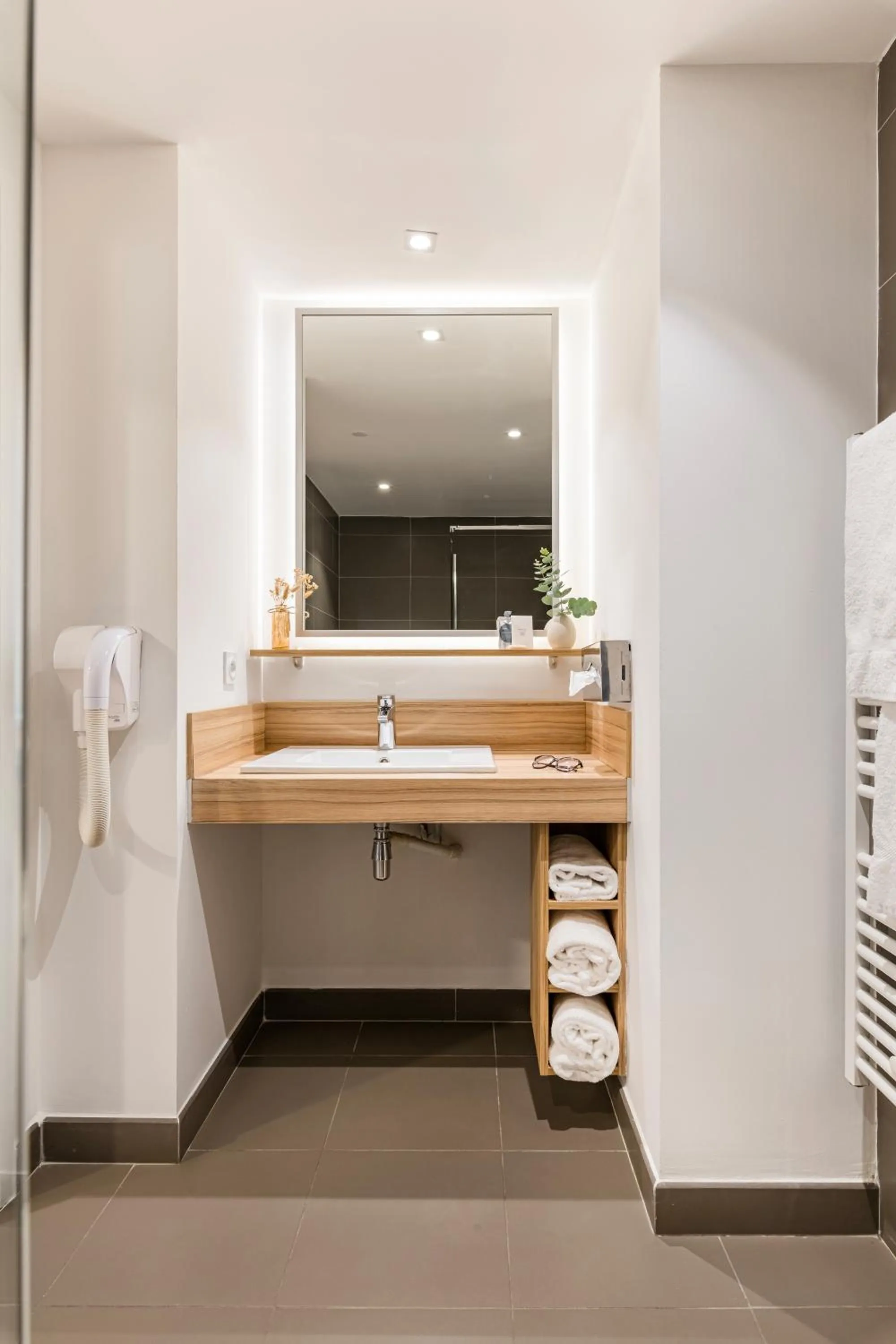 Bathroom in Appart hôtel Q7 Lodge Lyon 7