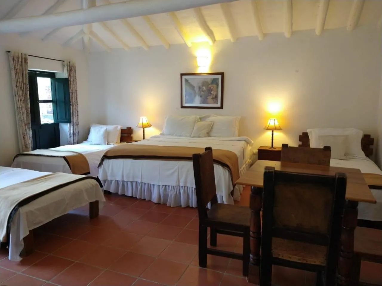 Photo of the whole room, Bed in Hotel Mesón de los Virreyes