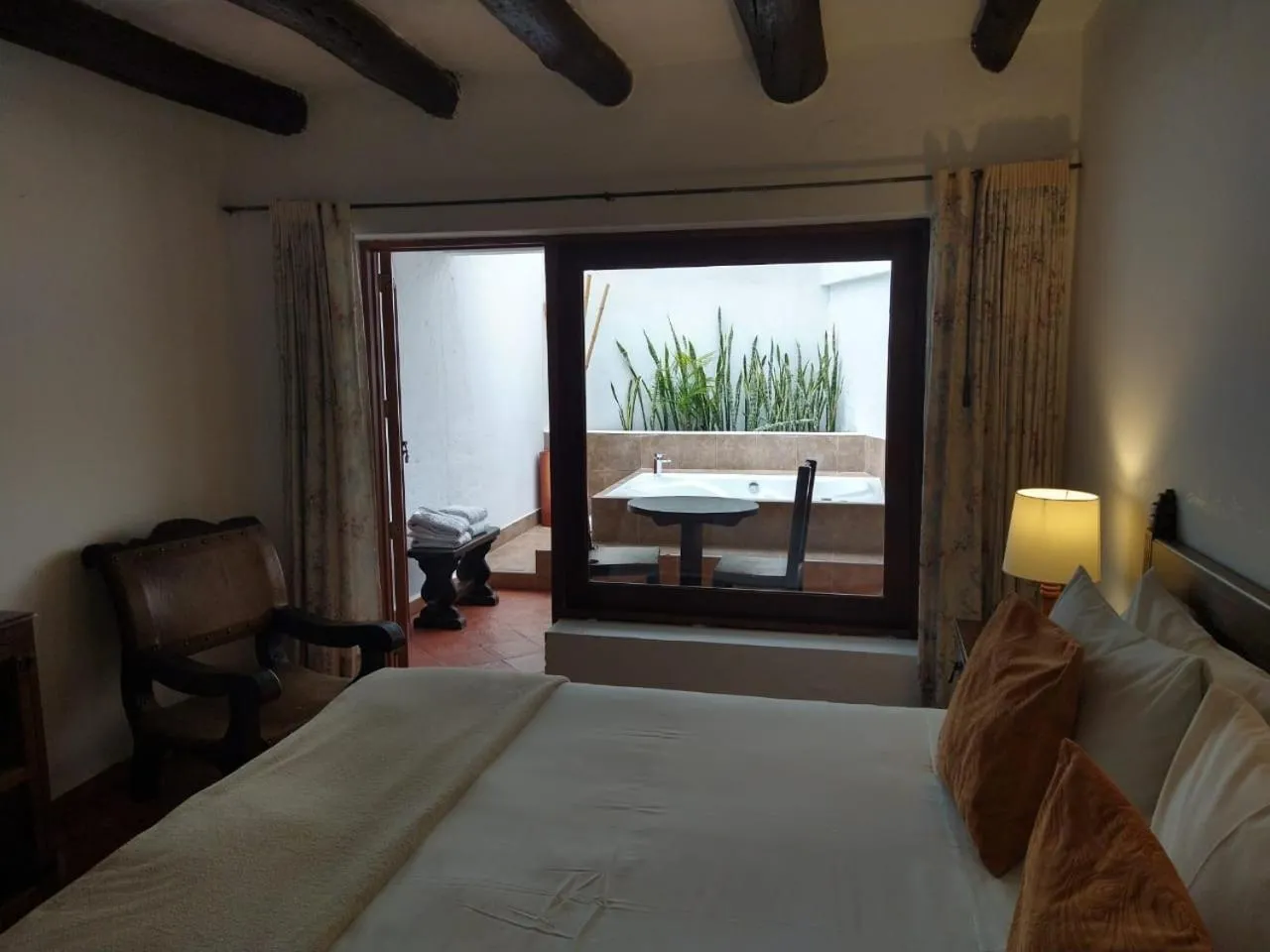 Bed in Hotel Mesón de los Virreyes