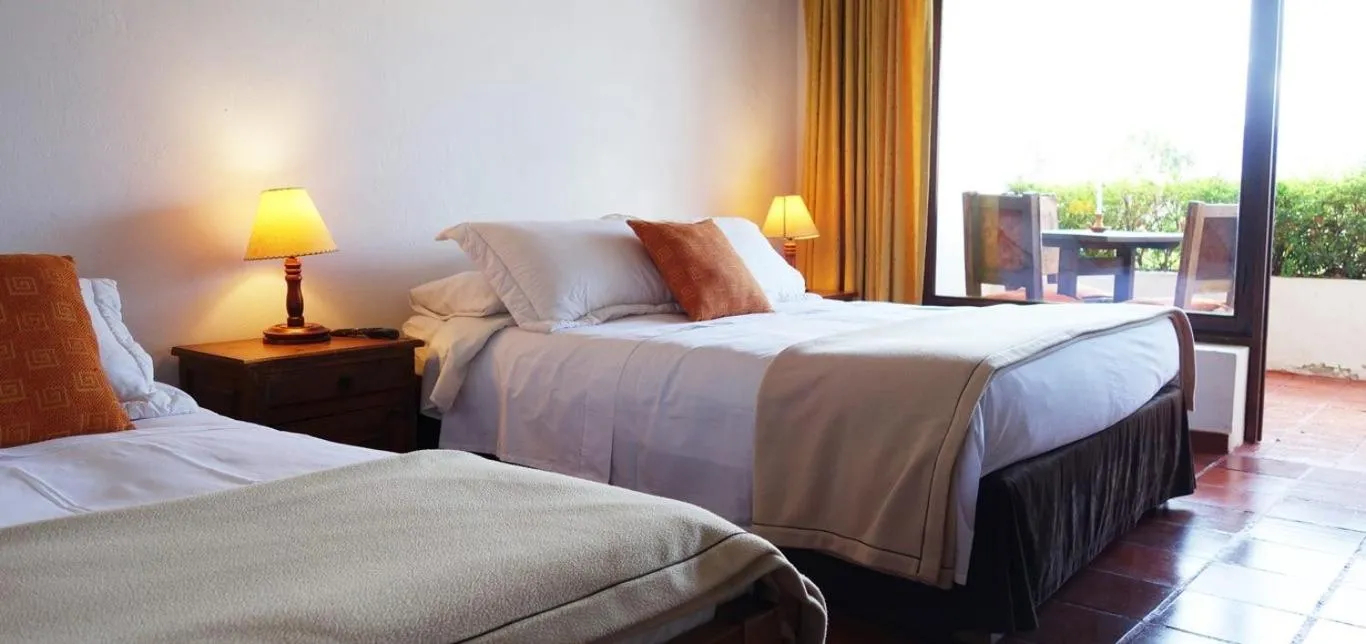 Bed in Hotel Mesón de los Virreyes