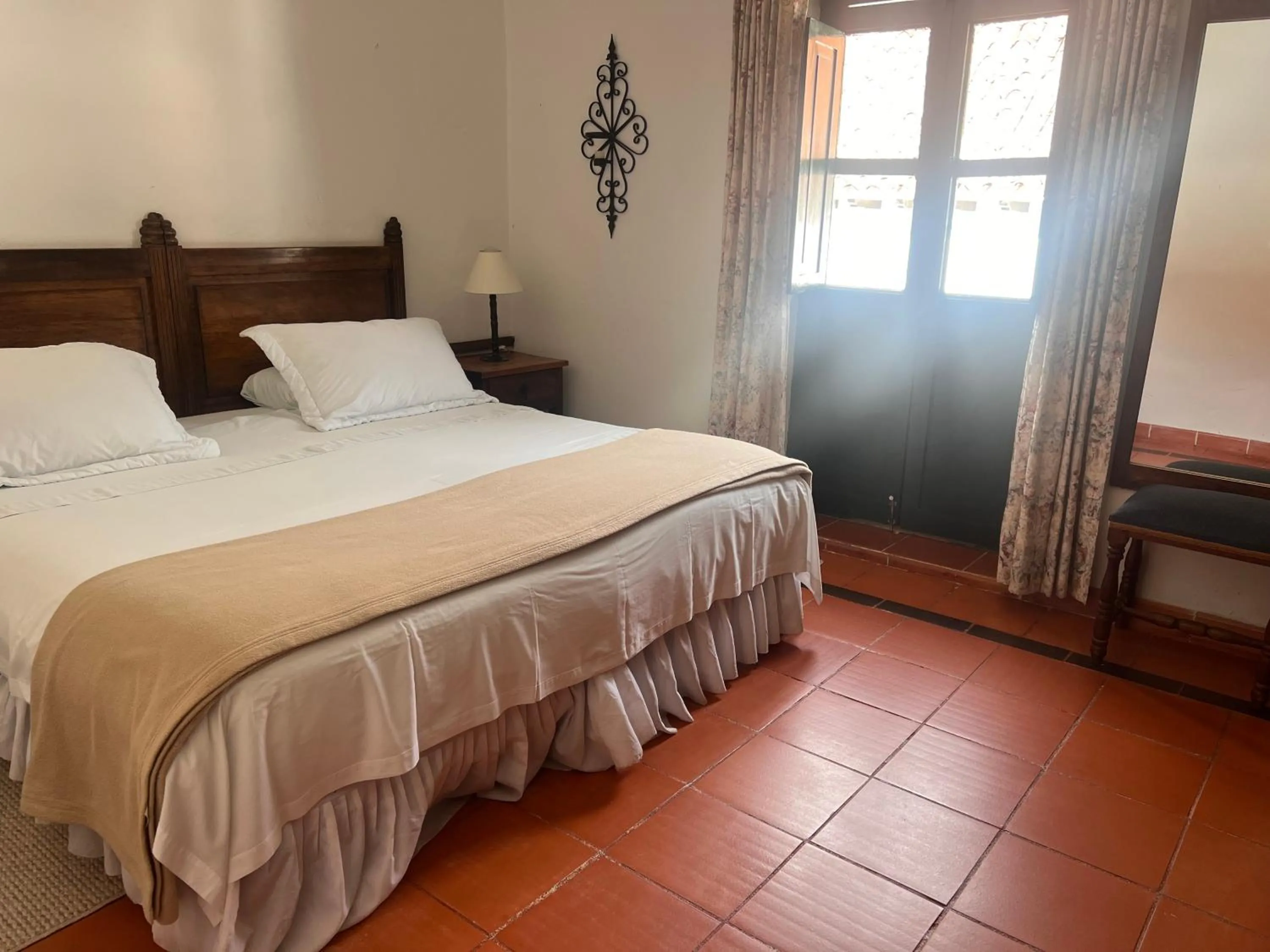 Bed in Hotel Mesón de los Virreyes