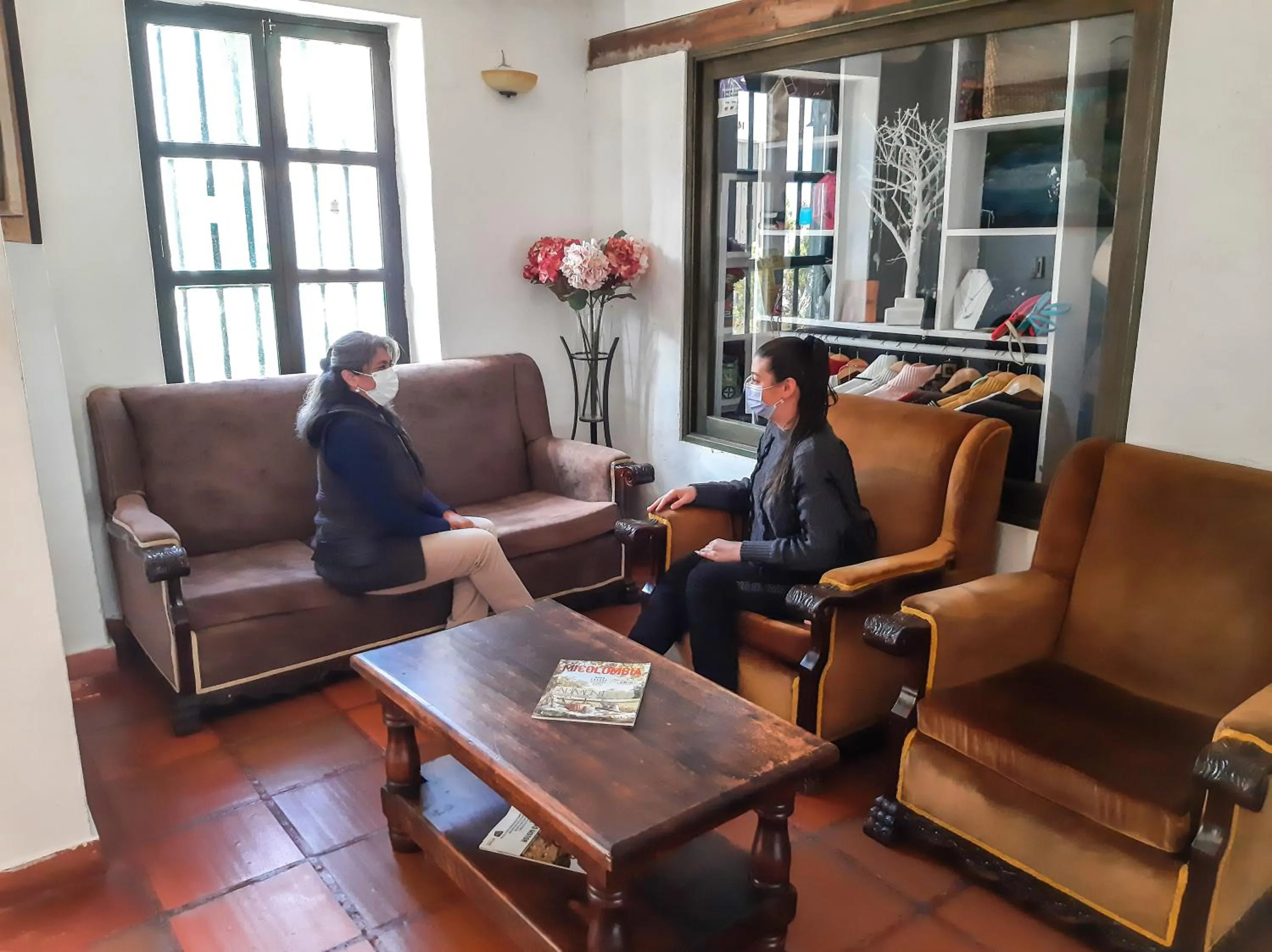 Lobby or reception in Hotel Mesón de los Virreyes