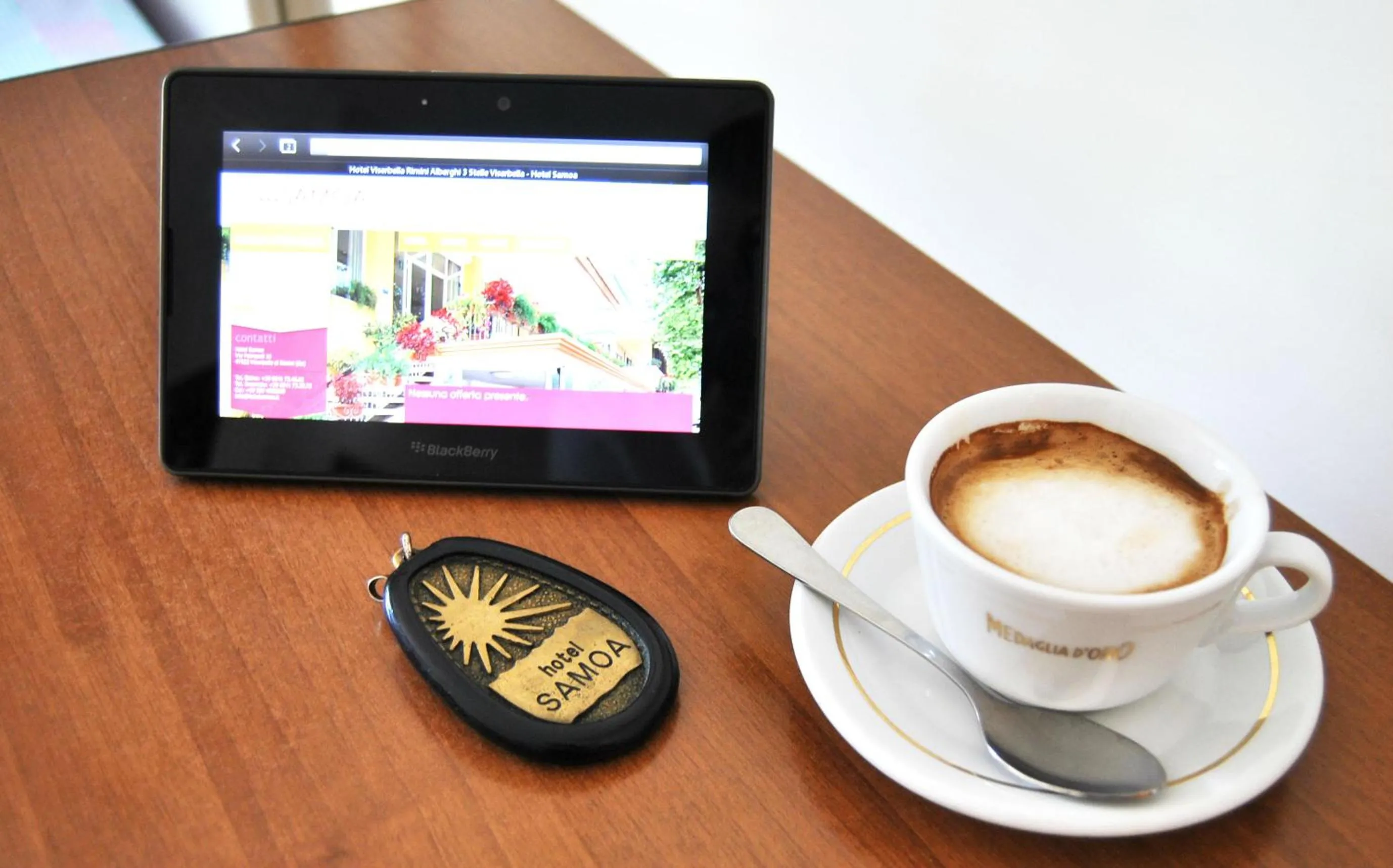 Logo/Certificate/Sign in Hotel Samoa