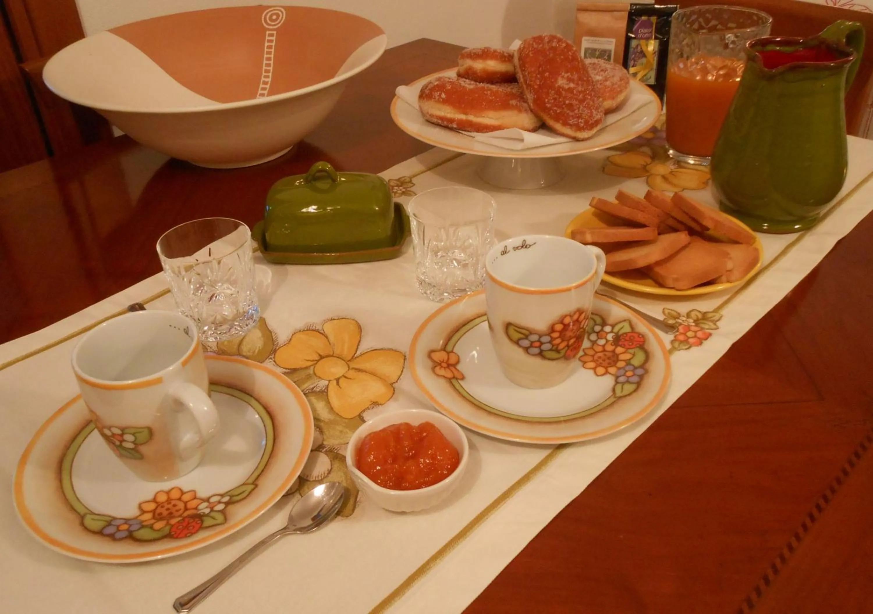 Breakfast in Le pavoncelle blu