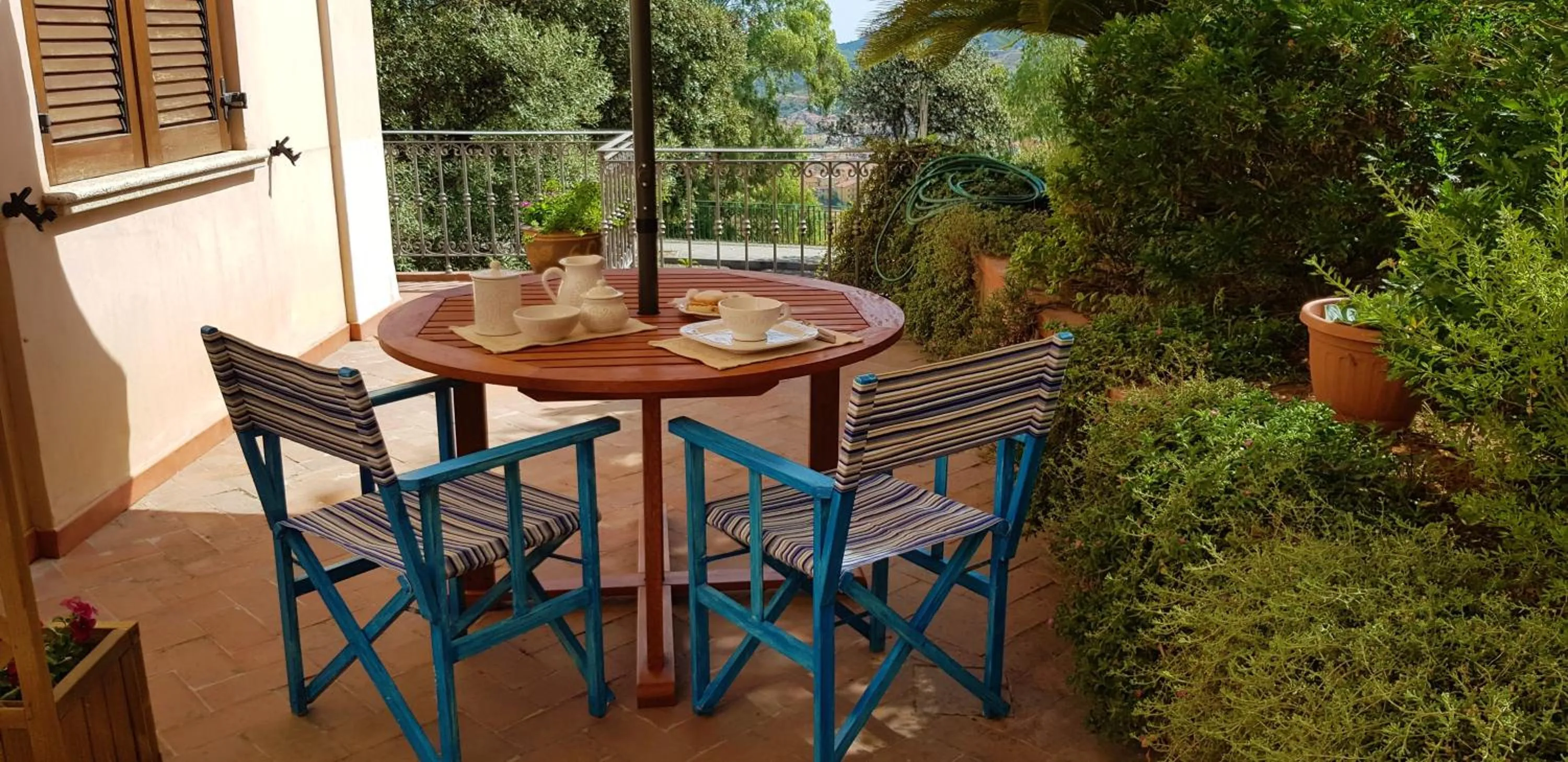 Balcony/Terrace in Le pavoncelle blu