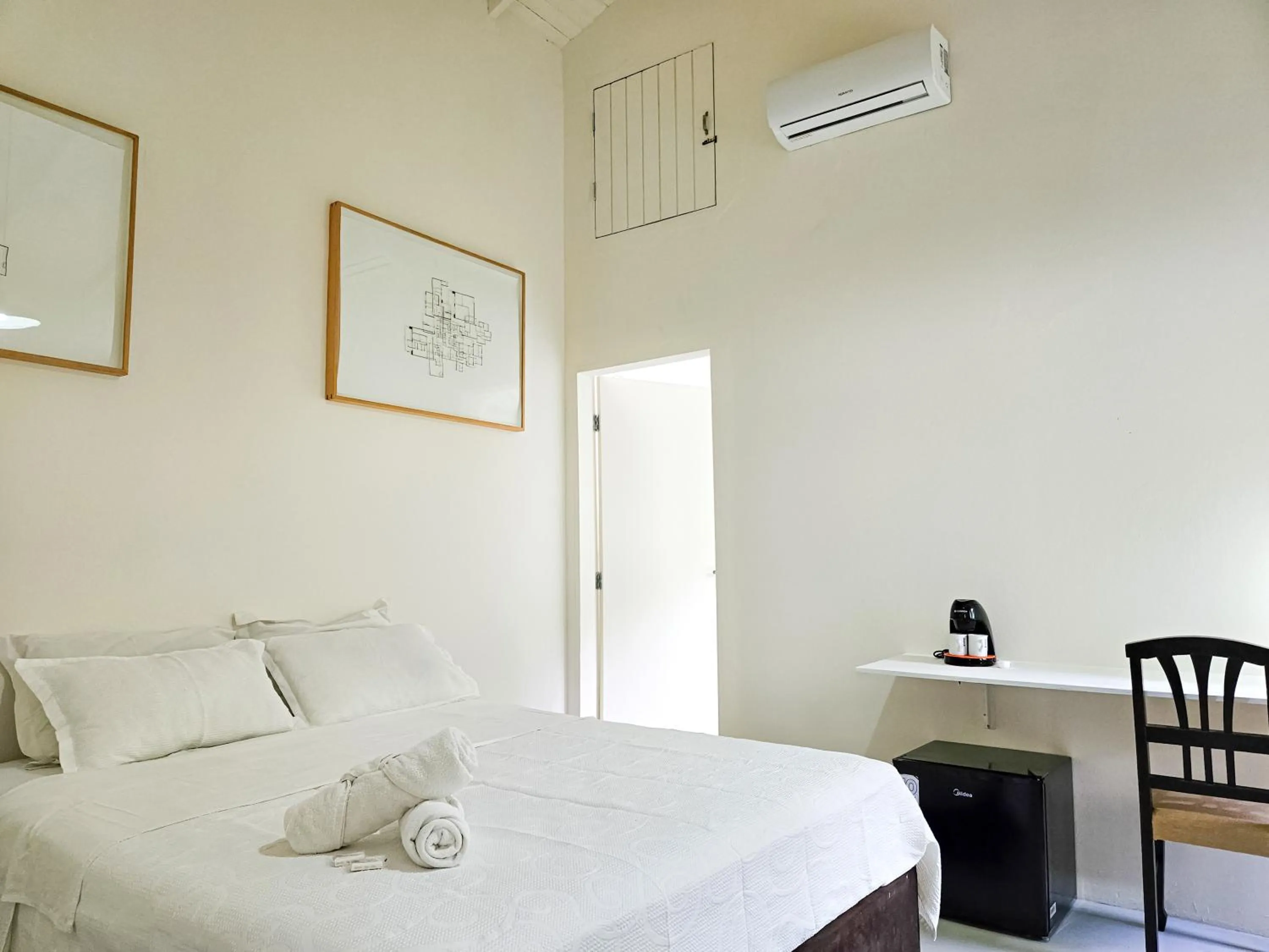 Bed in Pousada Quinta da Margem