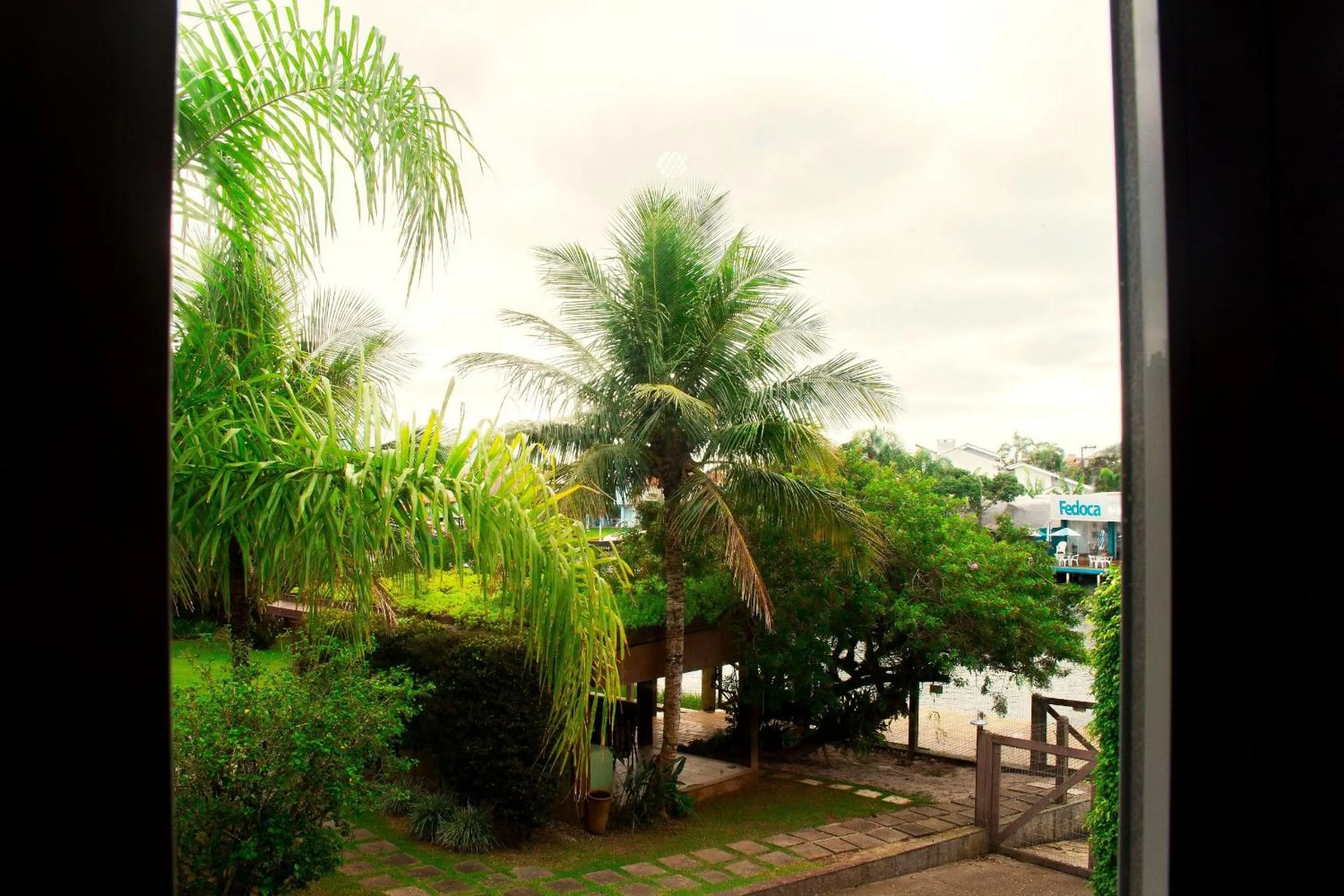 Garden view in Pousada Quinta da Margem
