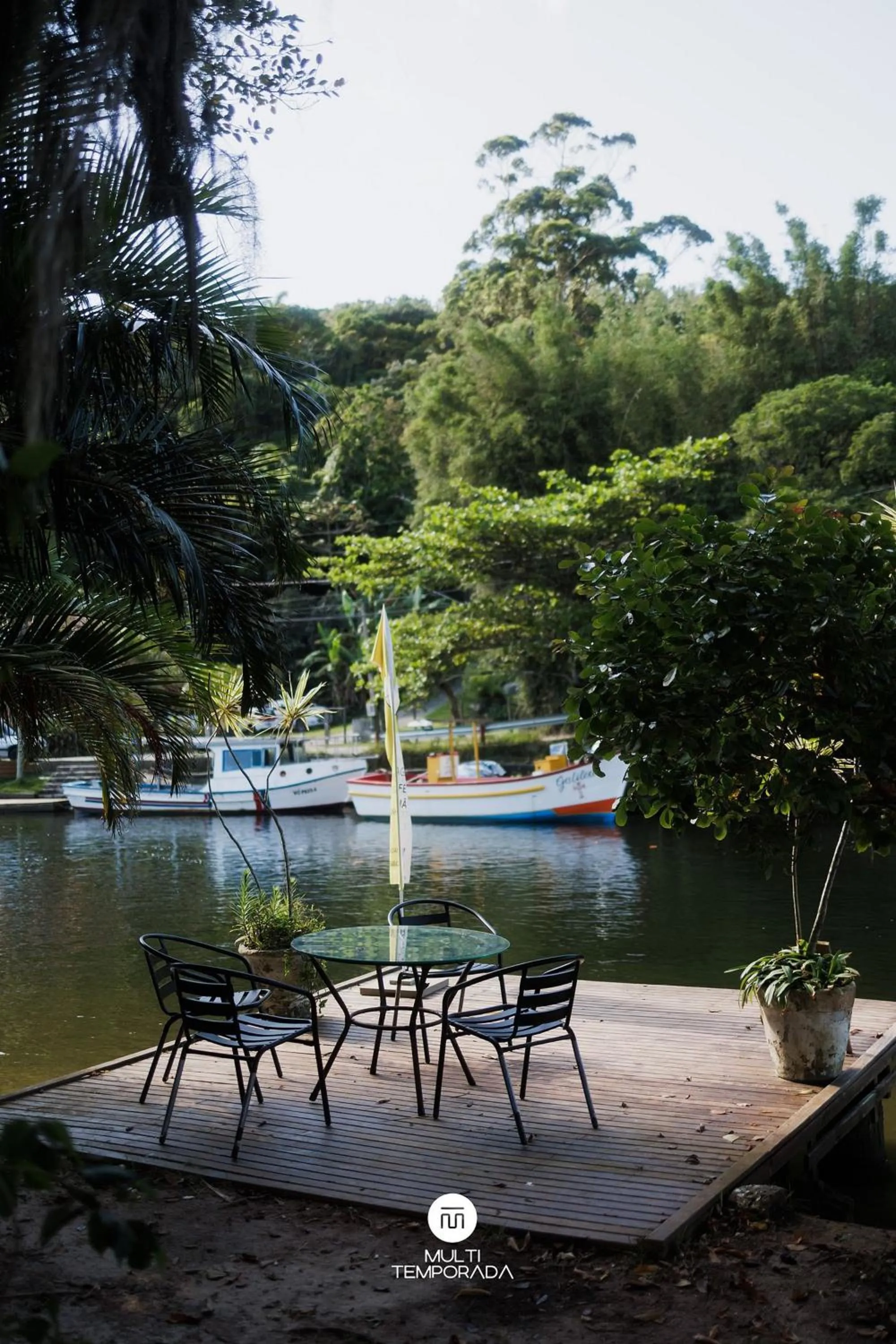 Lake view in Pousada Quinta da Margem