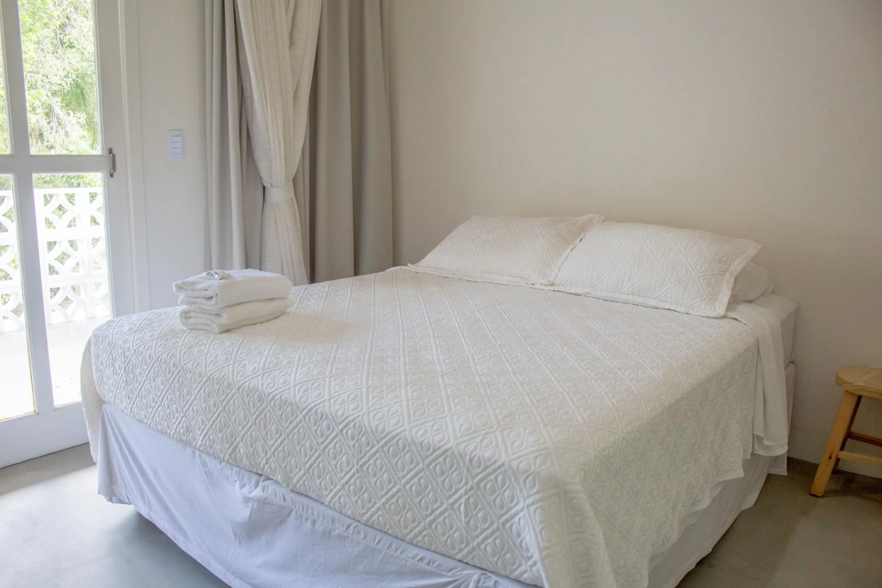 Bed in Pousada Quinta da Margem