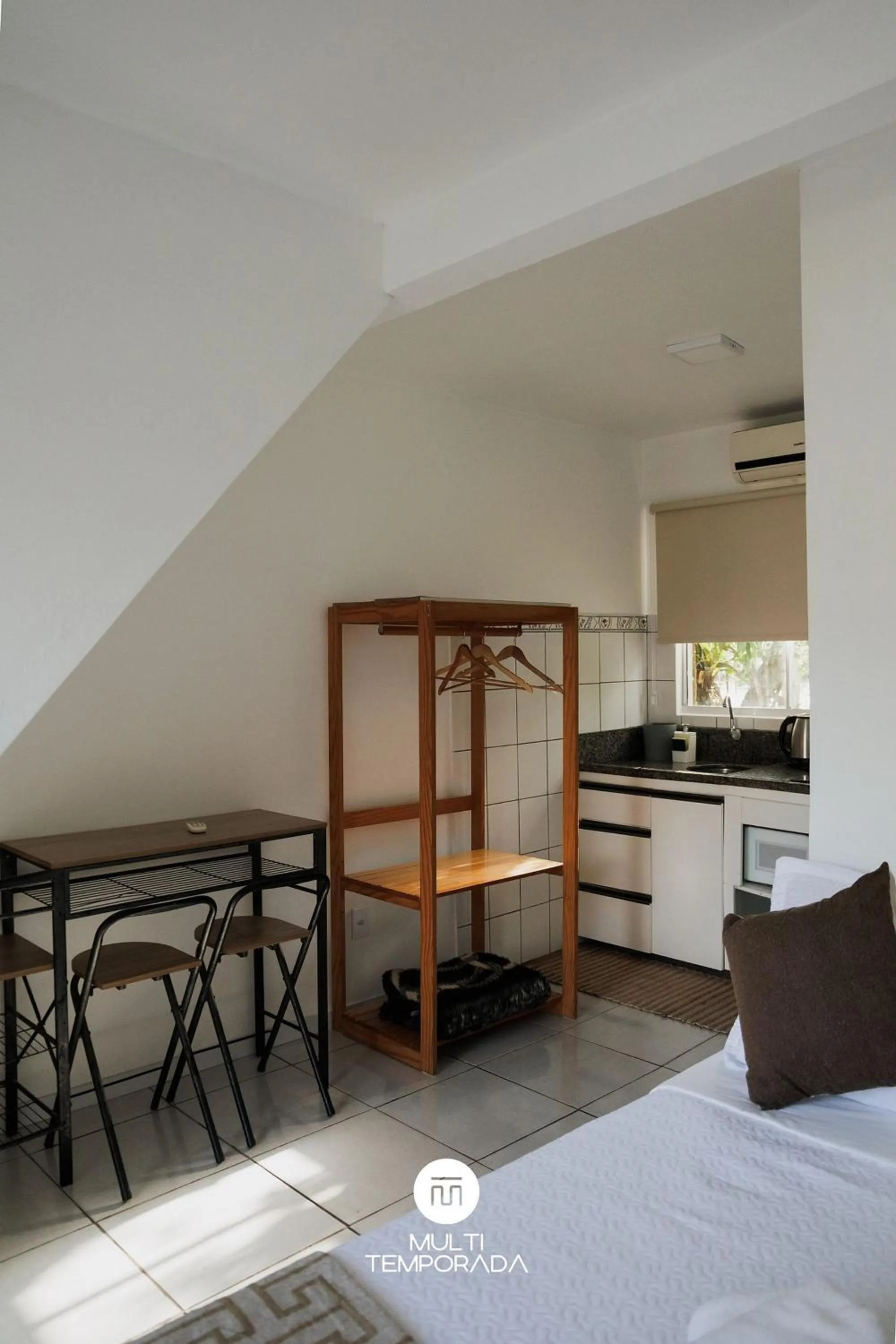 Kitchen or kitchenette, Bed in Pousada Quinta da Margem