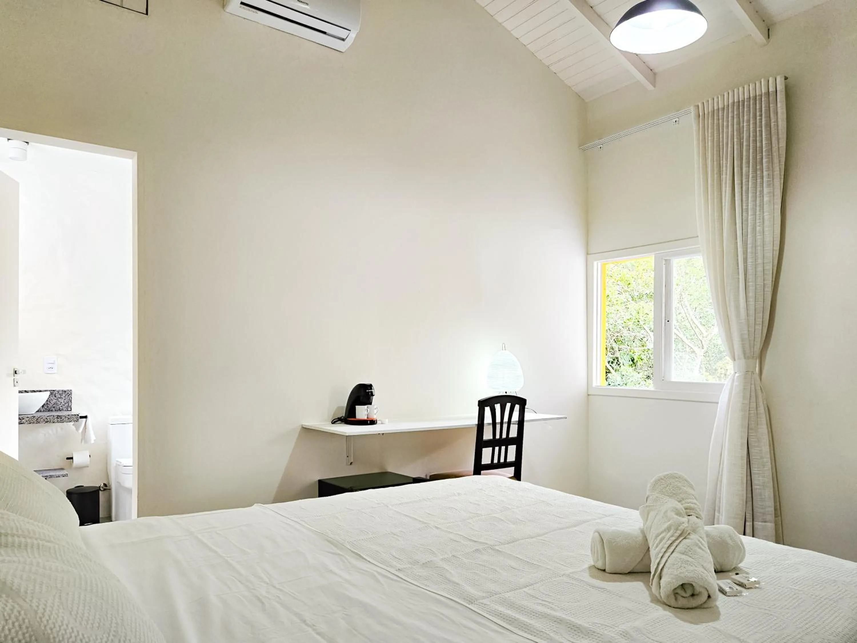 Bed in Pousada Quinta da Margem