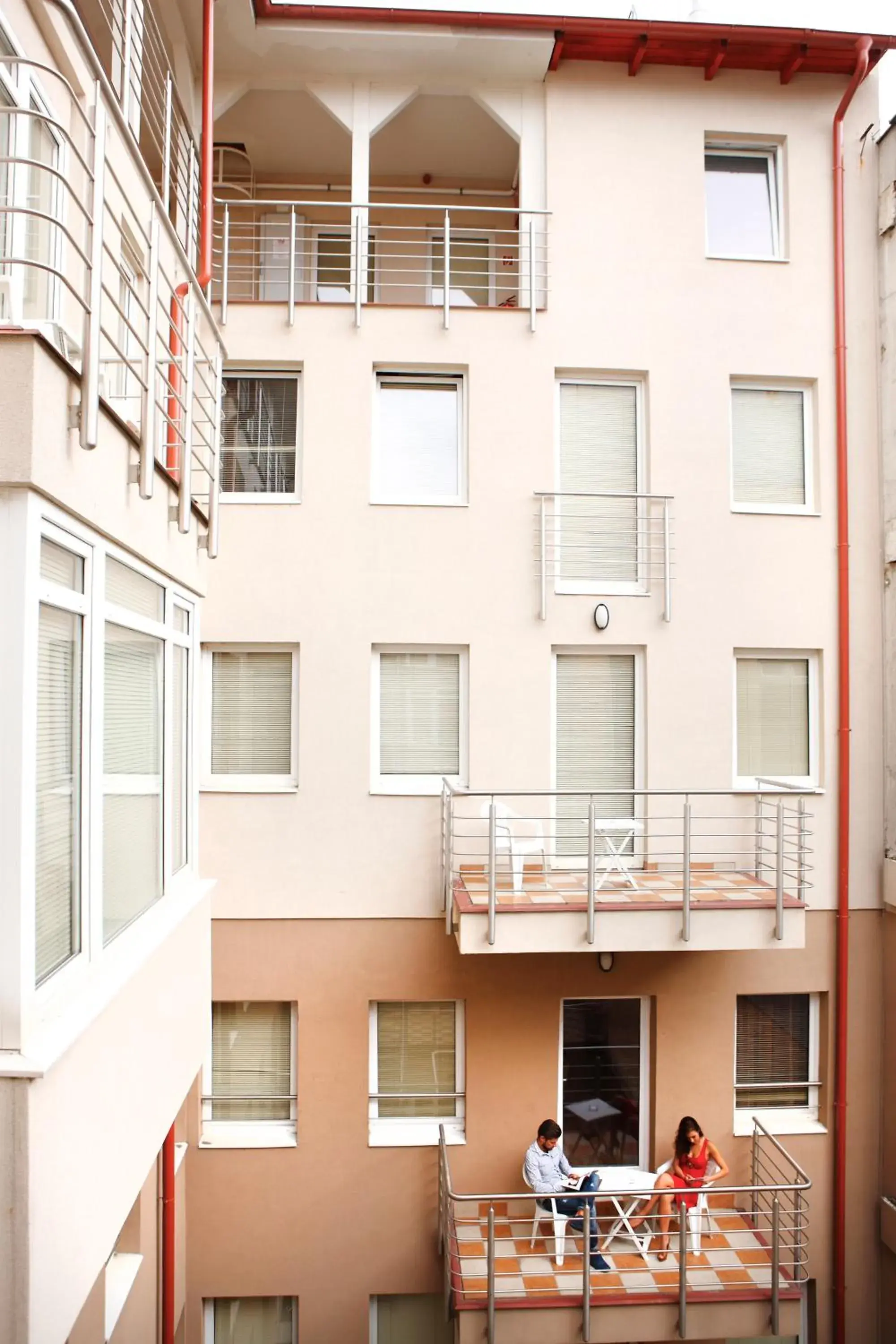 Property building in Six Inn Hotel Budapest Property building in Six Inn Hotel Budapest