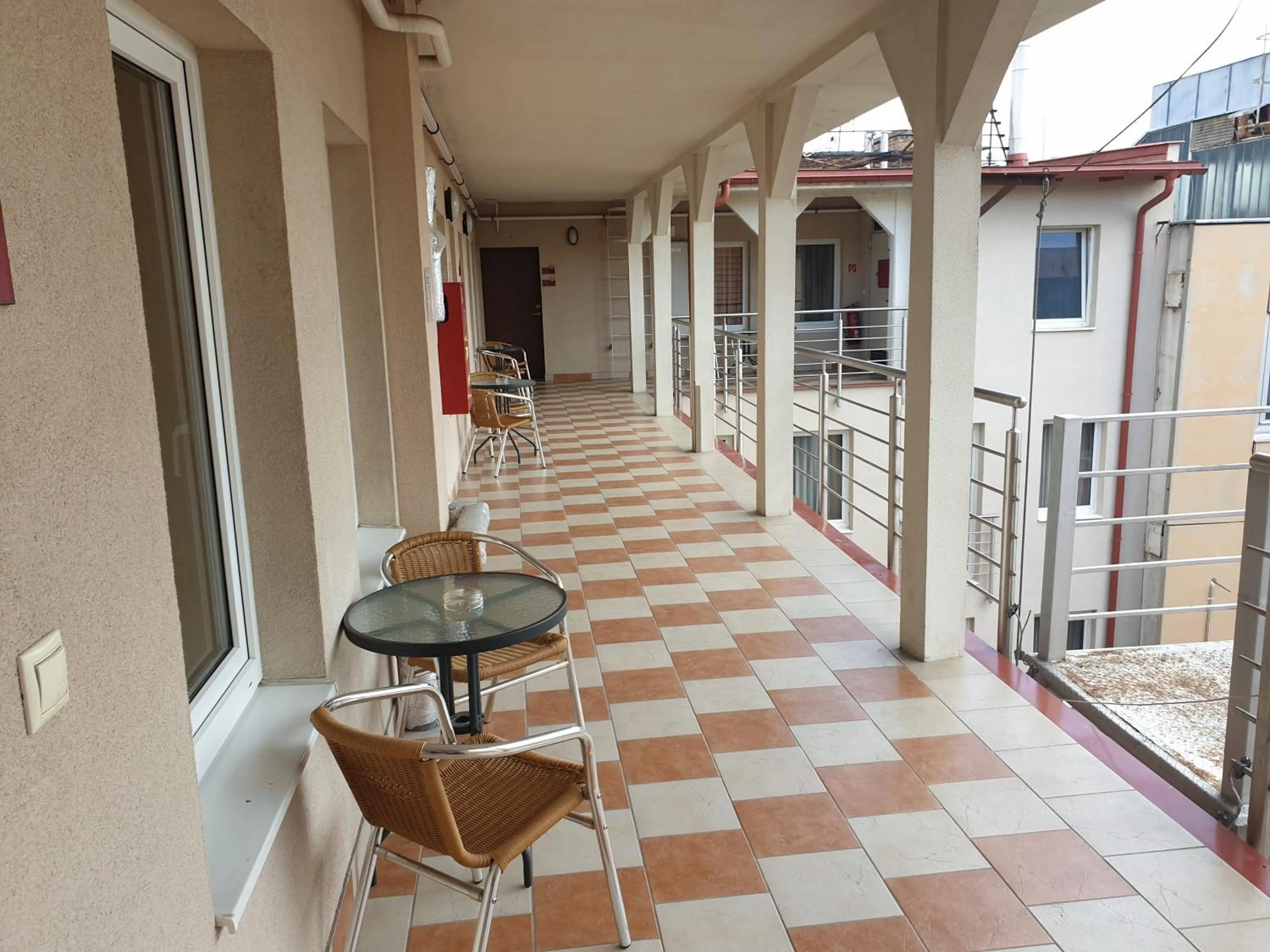 Balcony/Terrace in Six Inn Hotel Budapest