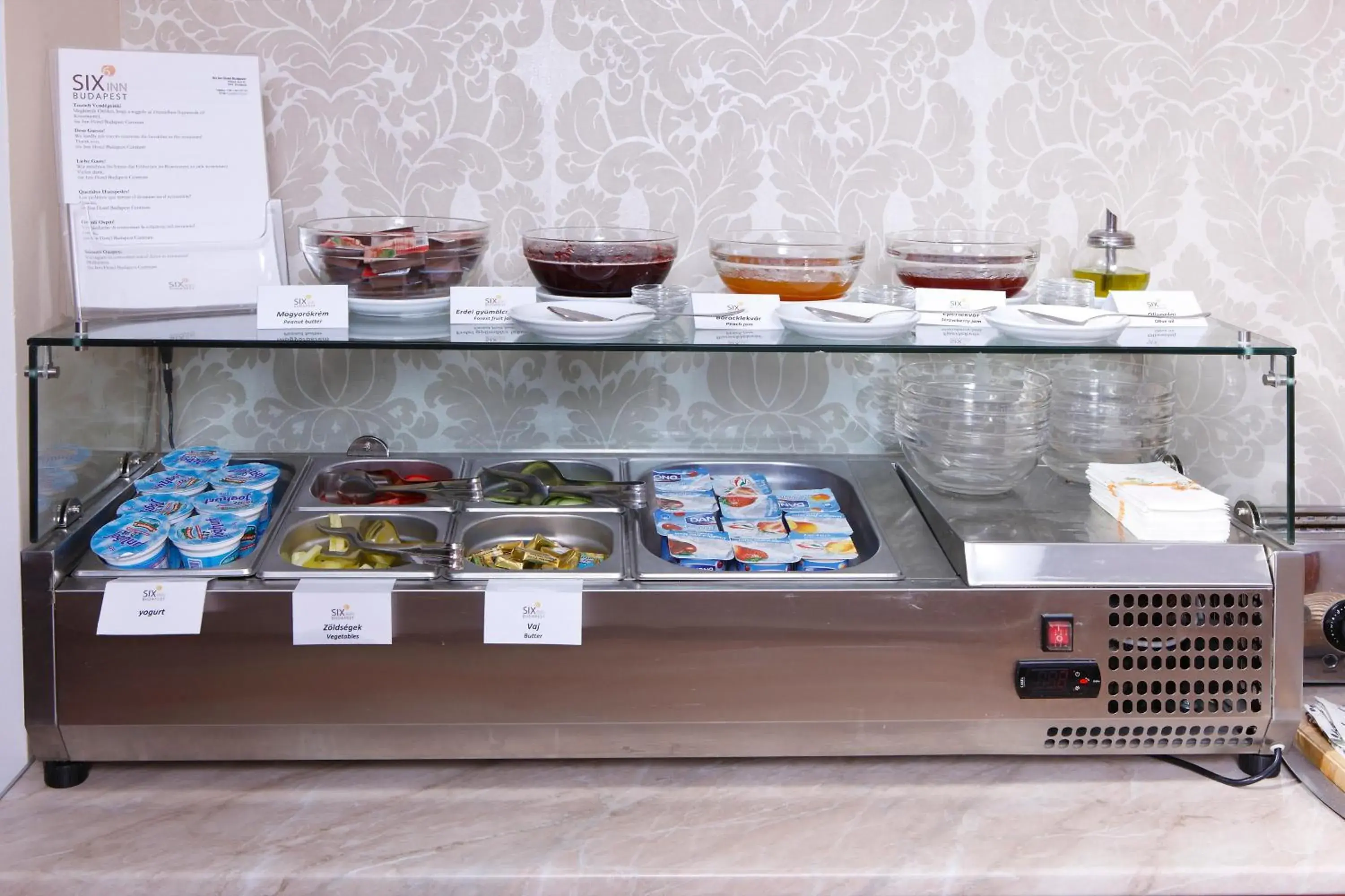 Breakfast in Six Inn Hotel Budapest Breakfast in Six Inn Hotel Budapest