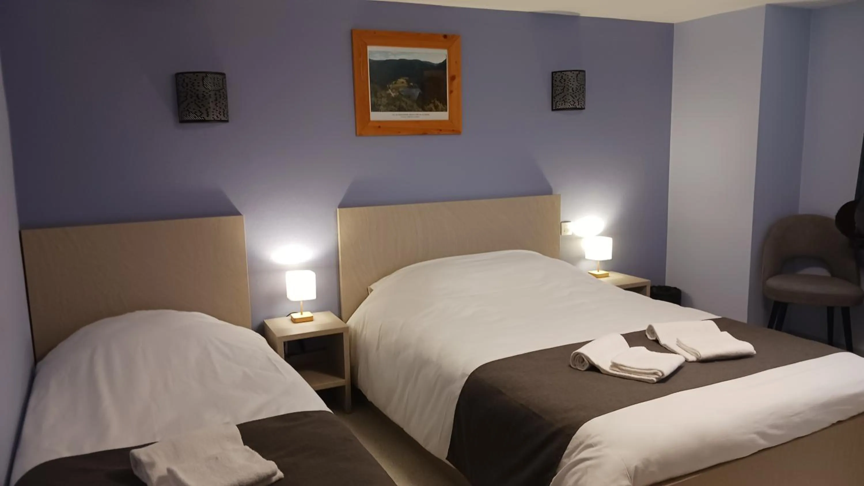 View (from property/room), Bed in Domaine du Haut des Bluches