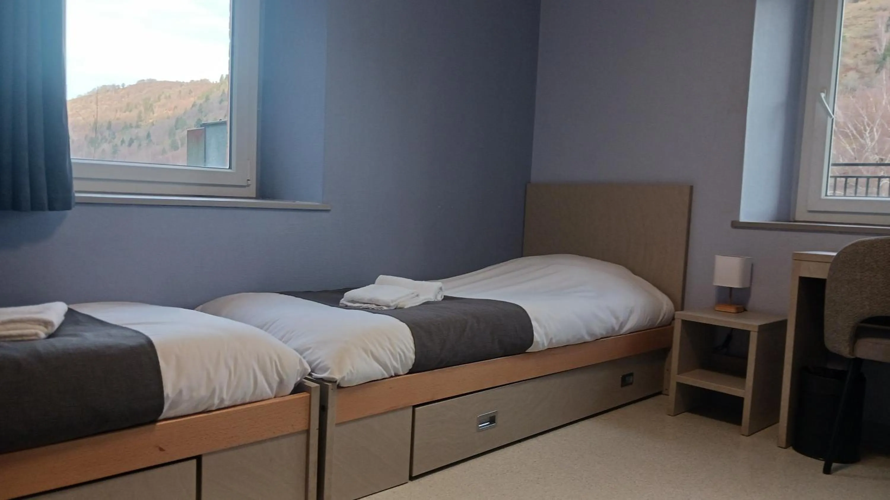 View (from property/room), Bed in Domaine du Haut des Bluches