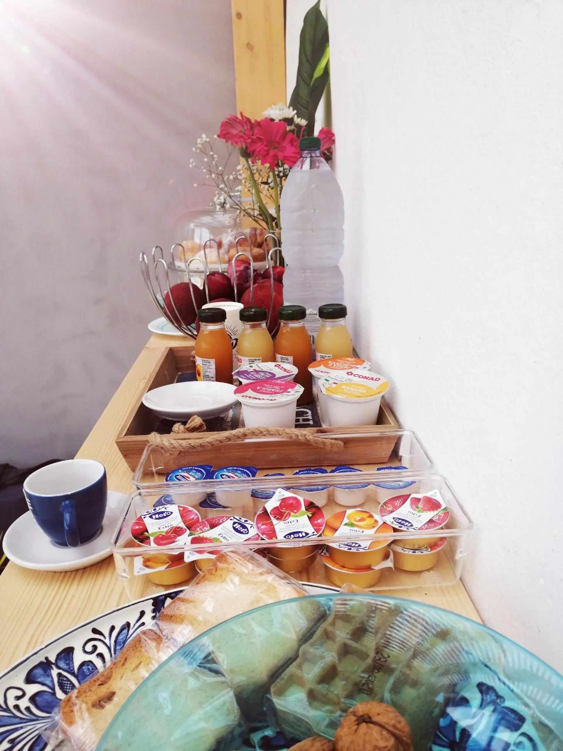 Food and drinks in B&B Sea Salt