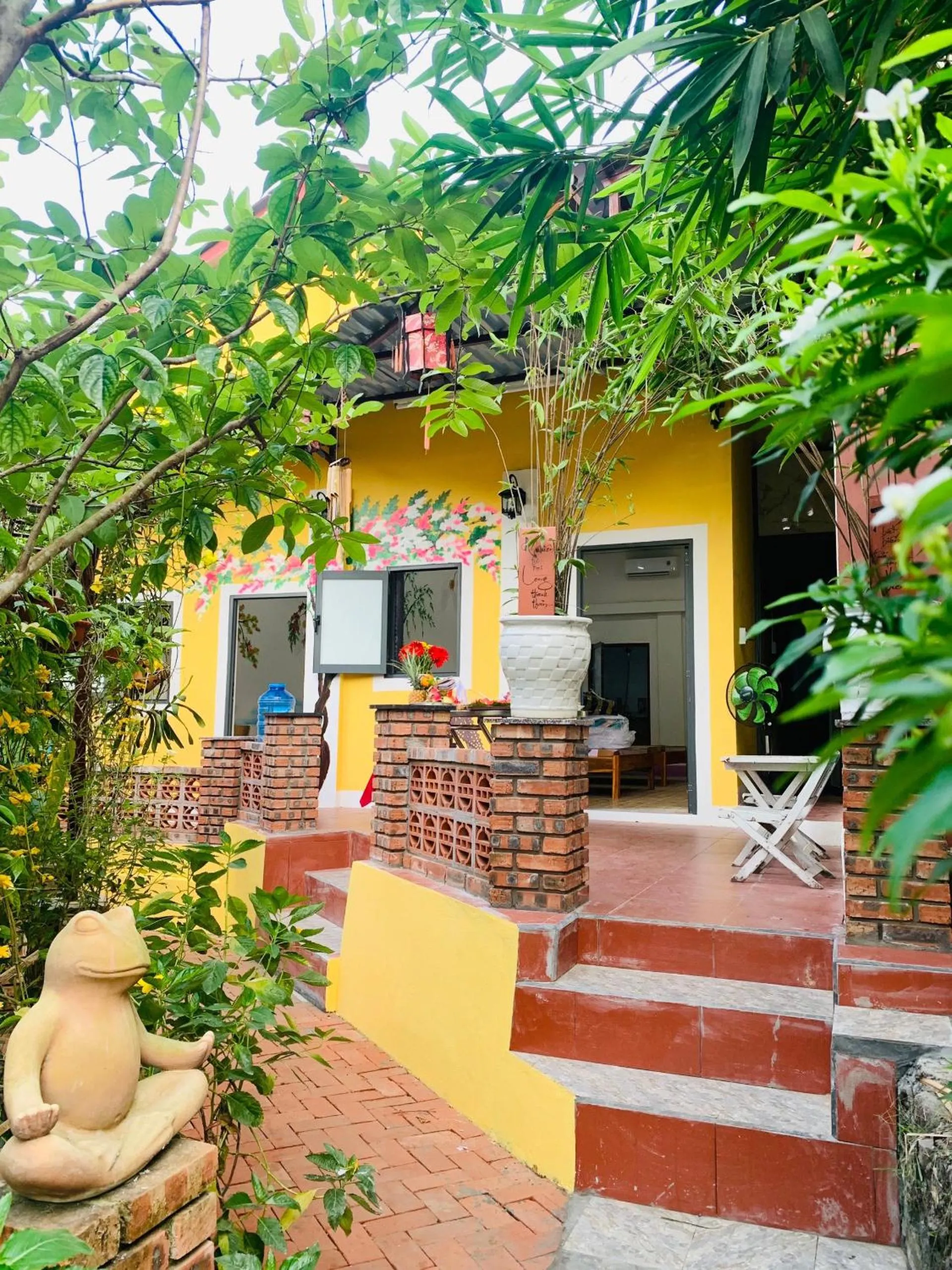 Garden view in Hue Lotus Homestay