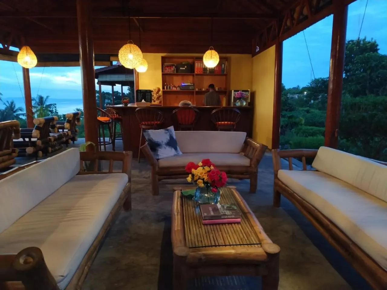 Communal lounge/ TV room in Marind Dive Eco Resort Wakatobi