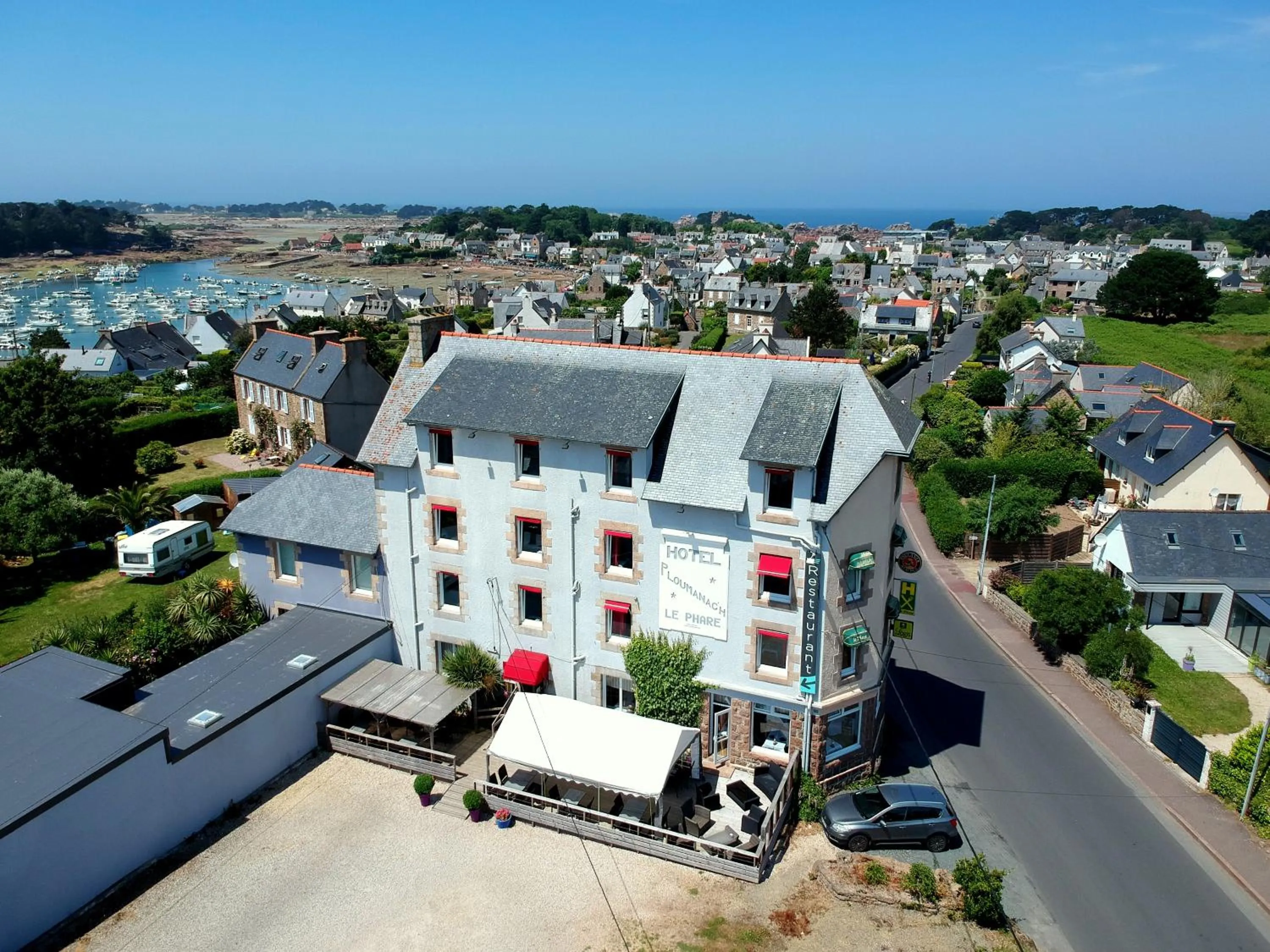 Bird's eye view in Hotel Restaurant Le Phare