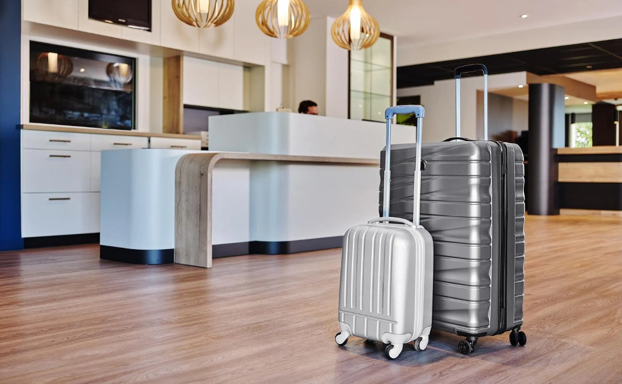 Lobby or reception in Logis Hôtel Restaurant Aloe