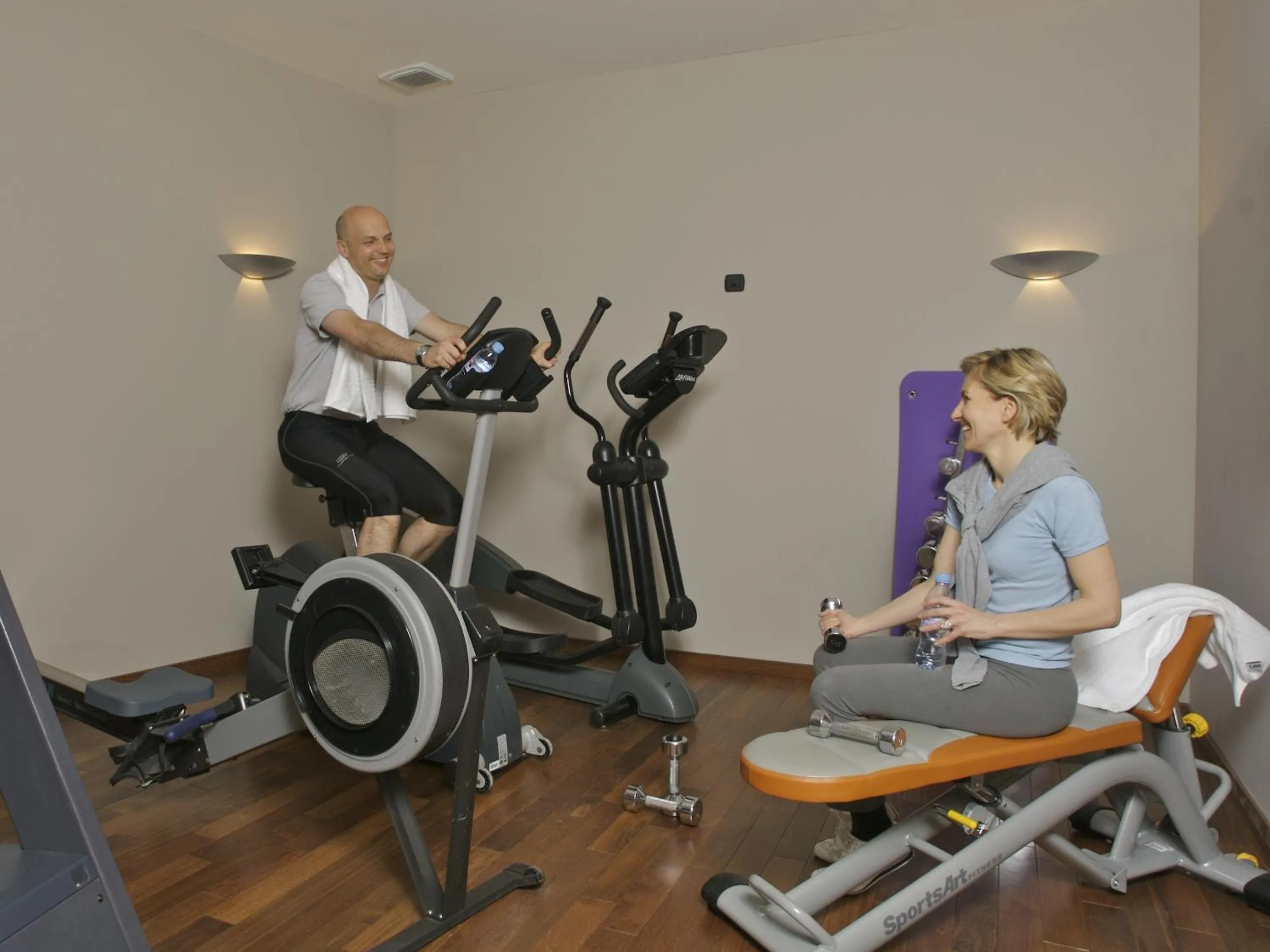 Fitness centre/facilities in Château Hôtel, Restaurant & Spa De La Commanderie