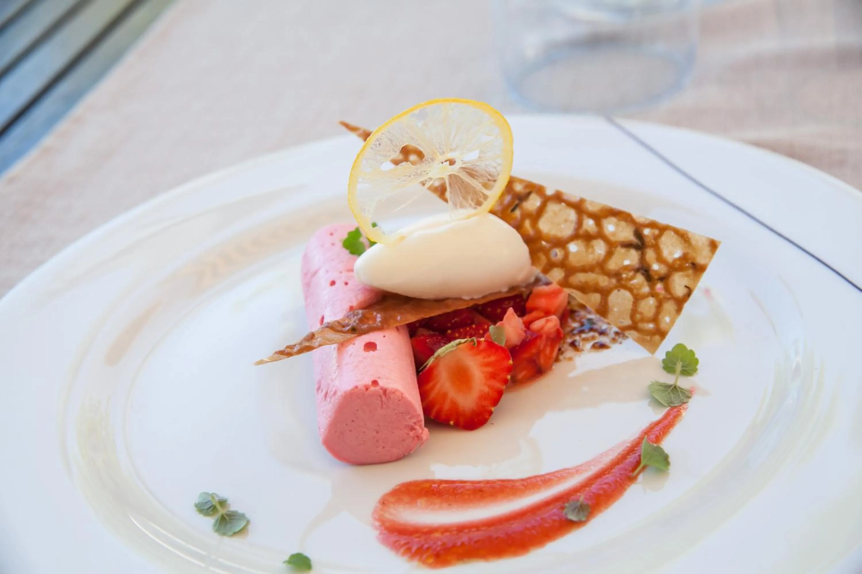 Food close-up in Château Hôtel, Restaurant & Spa De La Commanderie