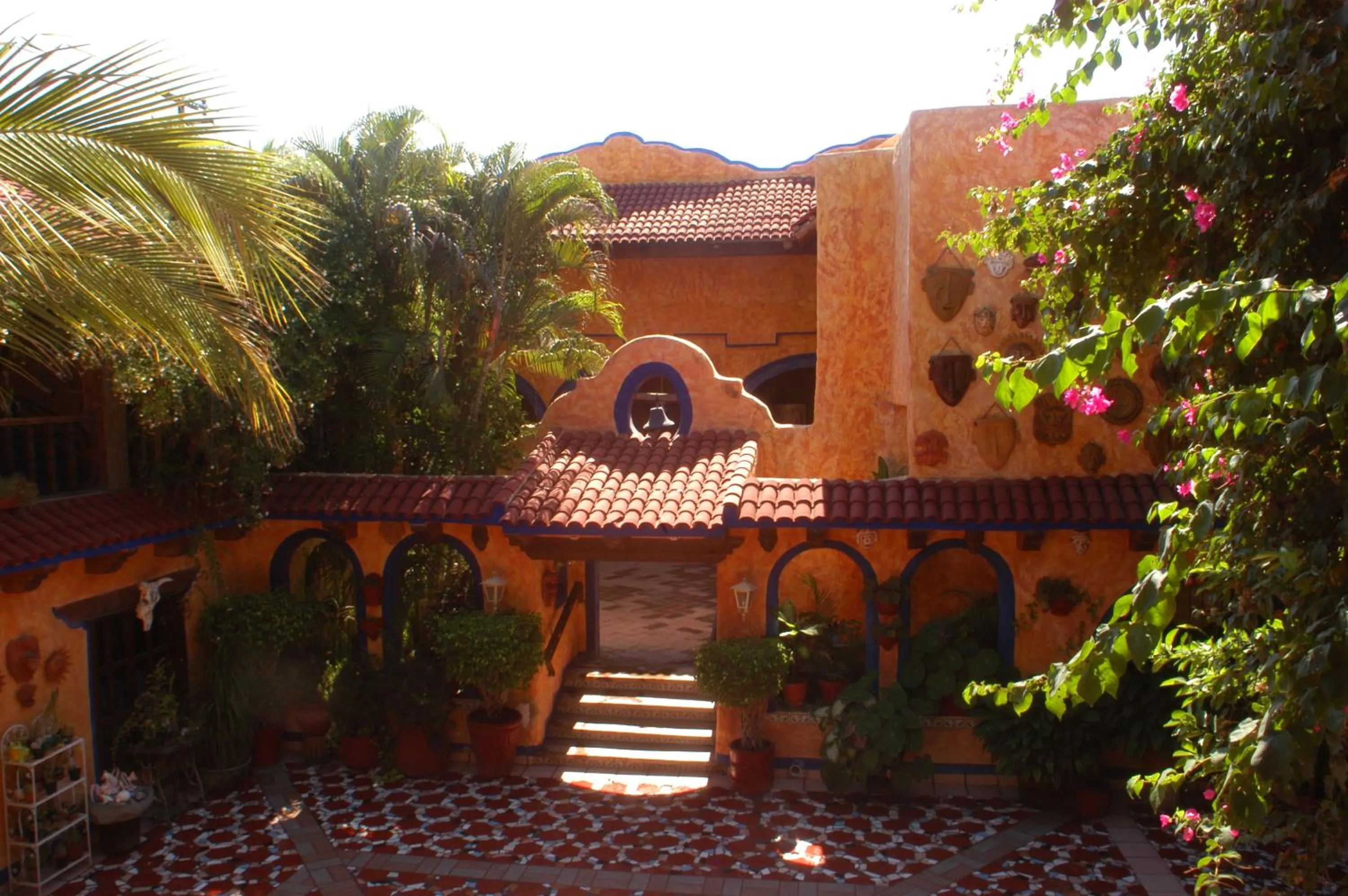 Patio in Hotel el Fuerte