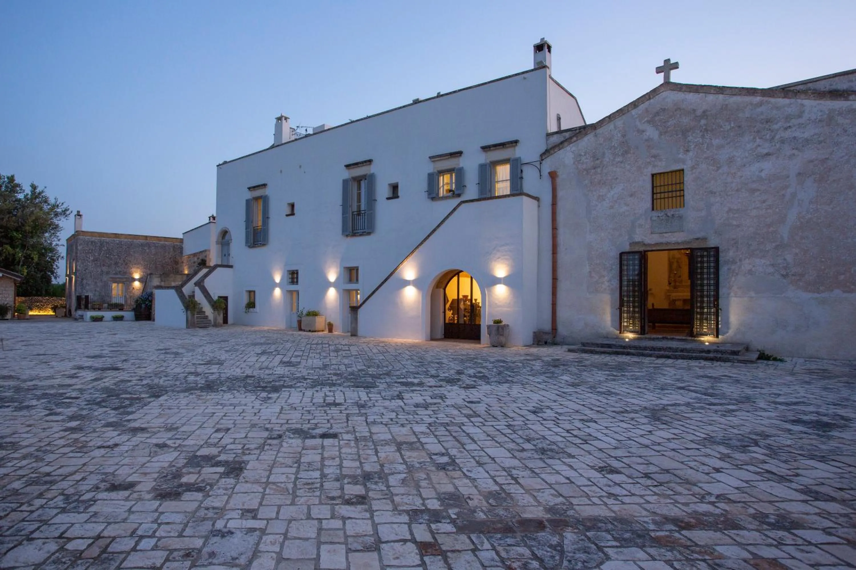 Facade/entrance in Masseria Borgo Mortella
