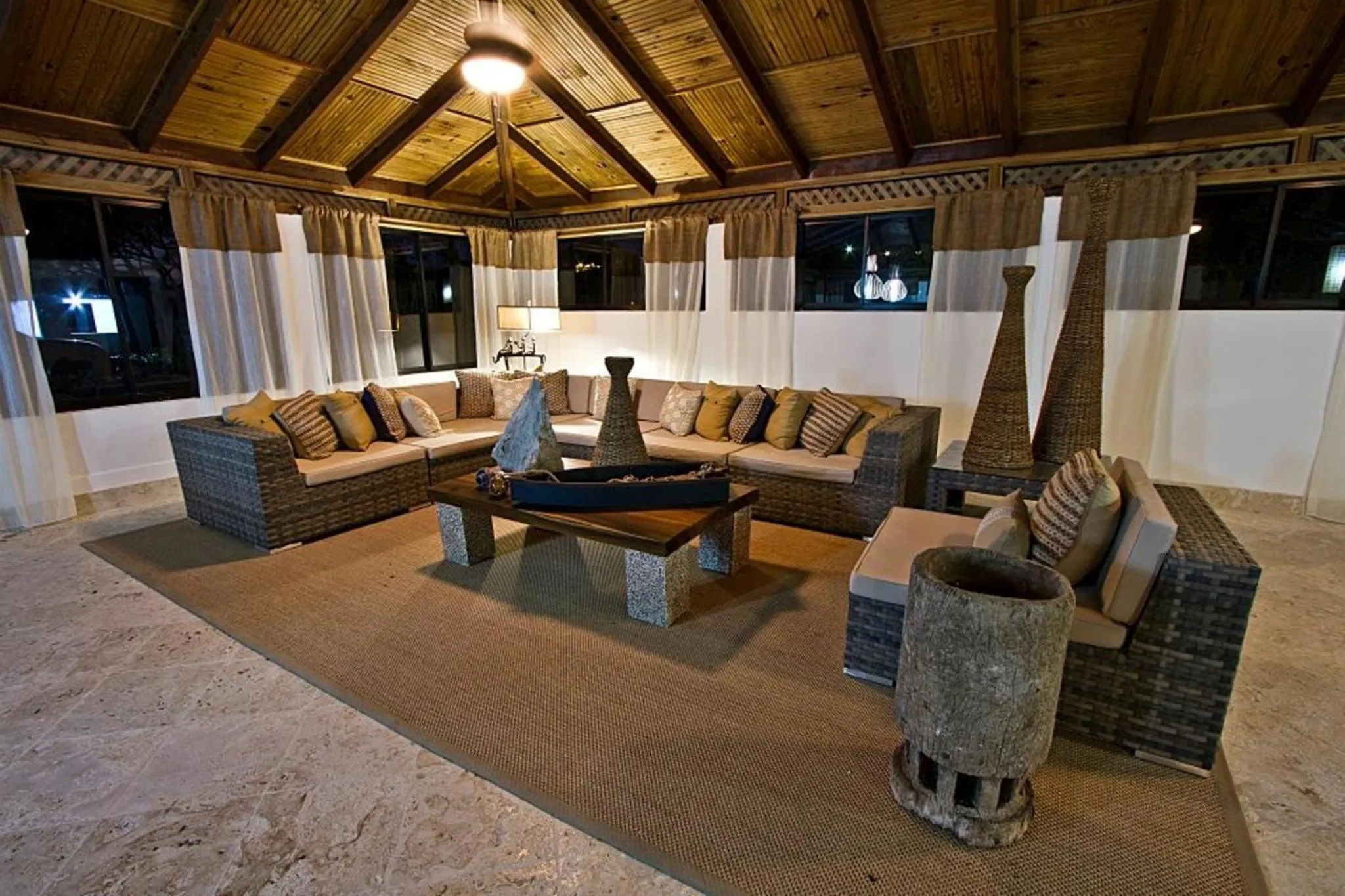 Living room in El Morro Eco Adventure Hotel