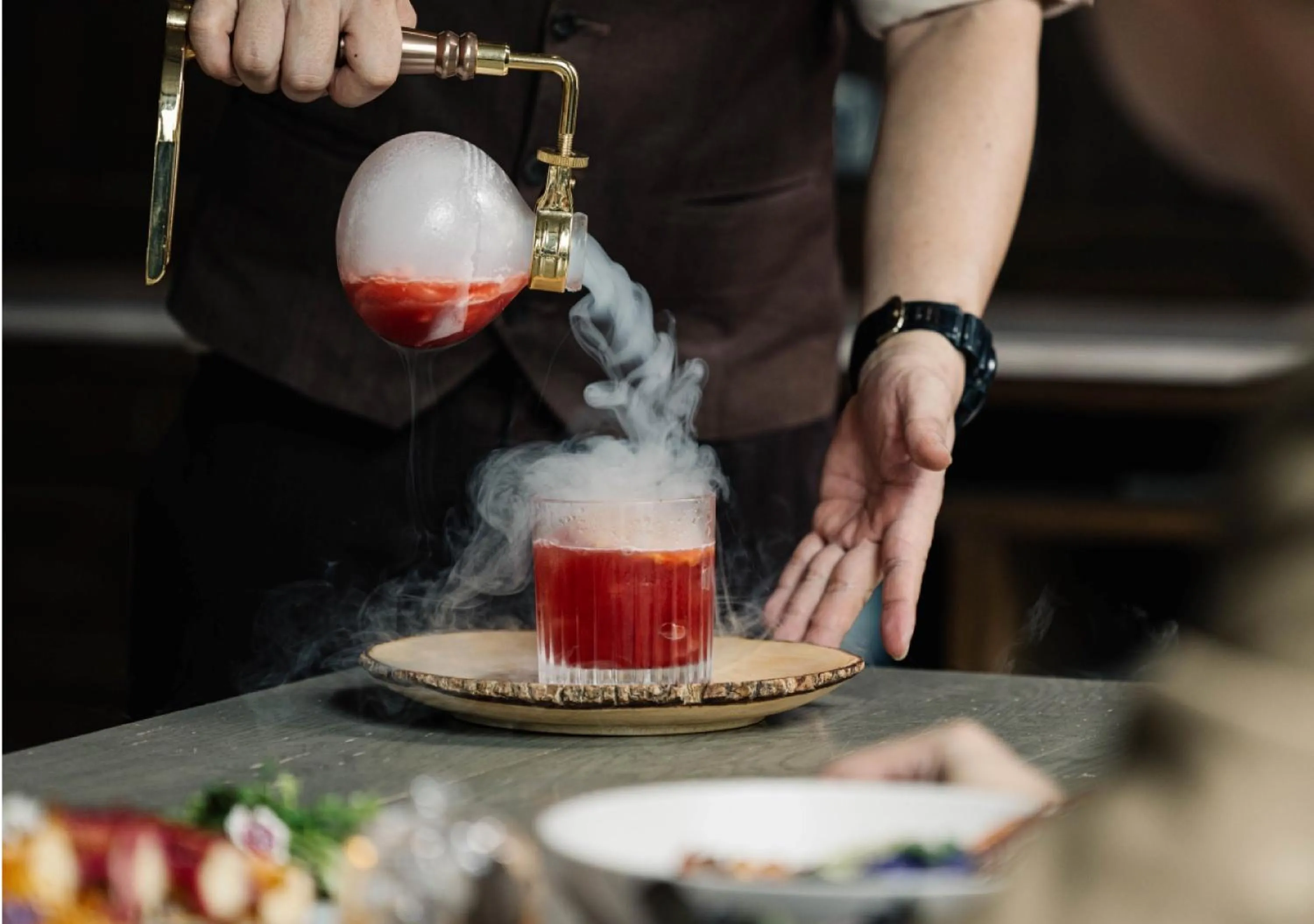 Alcoholic drinks in SYN Boutique Hotel