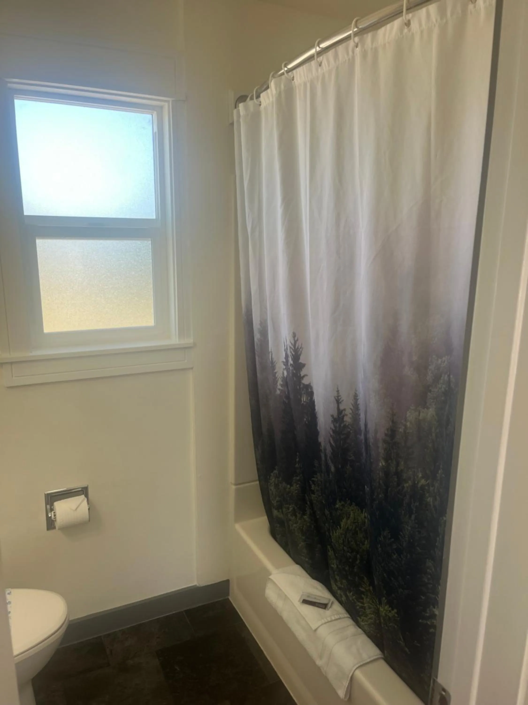 Toilet in El Rancho Motel