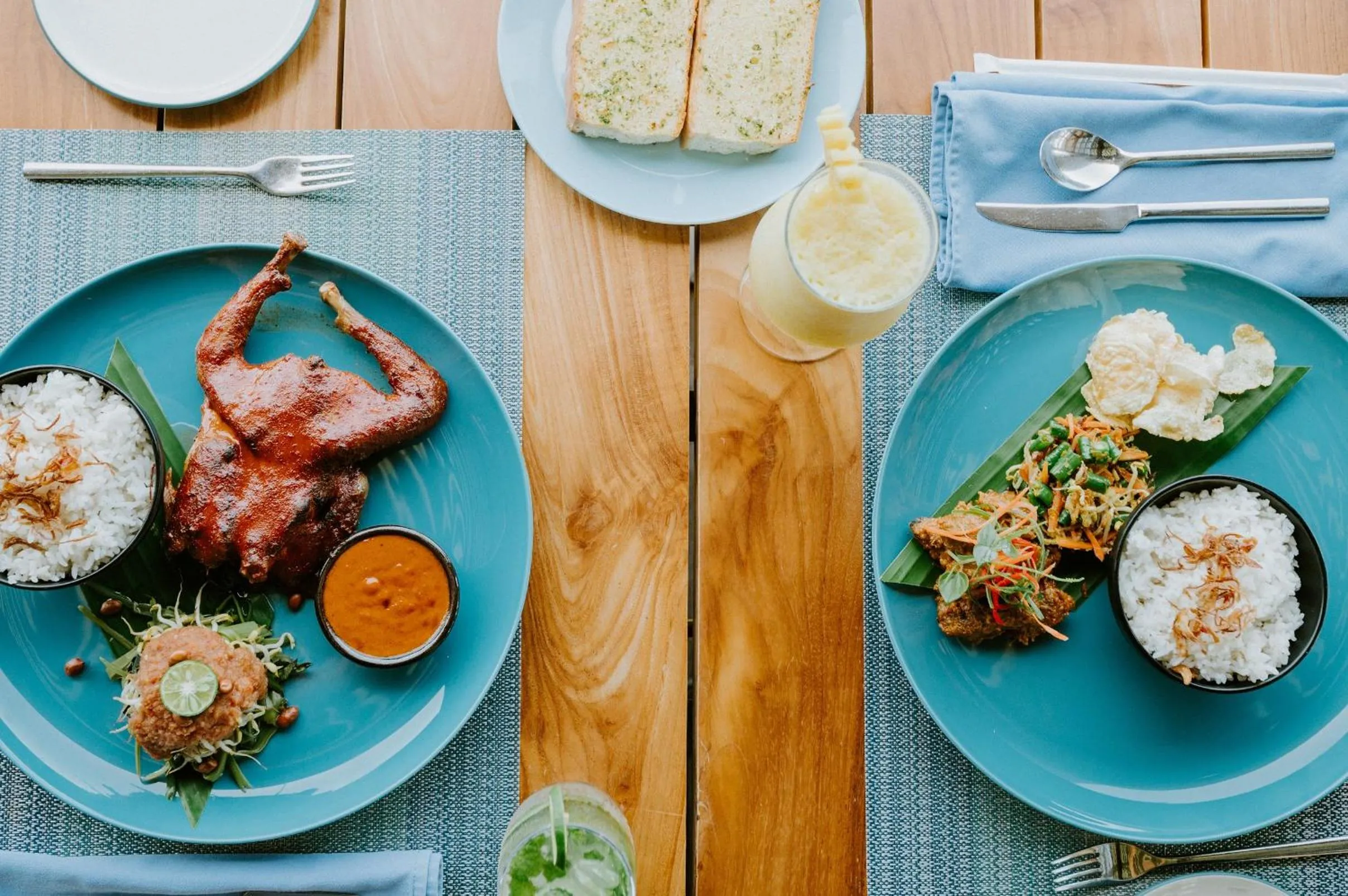 Food and drinks in The Kayana Beach Lombok