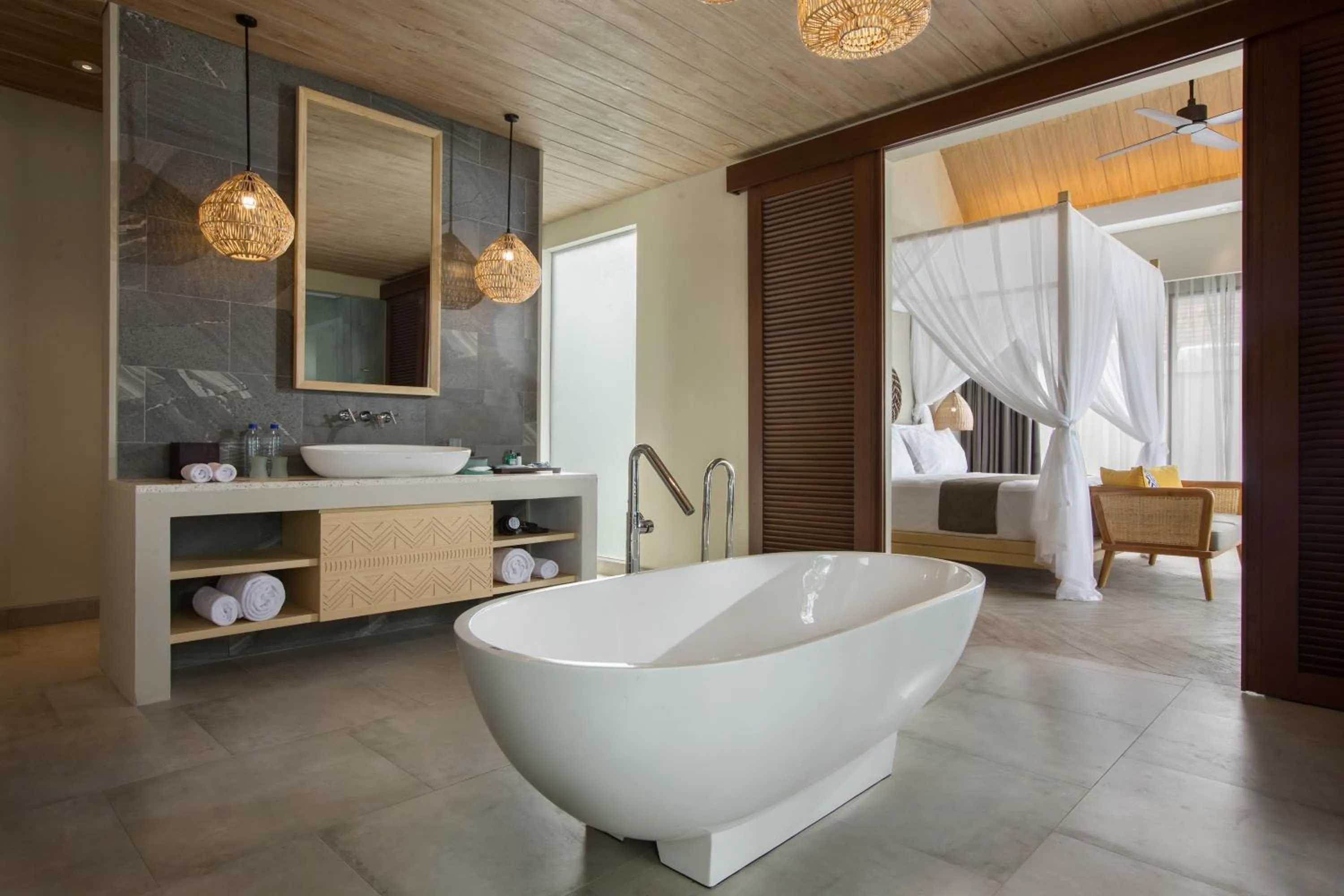 Bathroom in The Kayana Beach Lombok