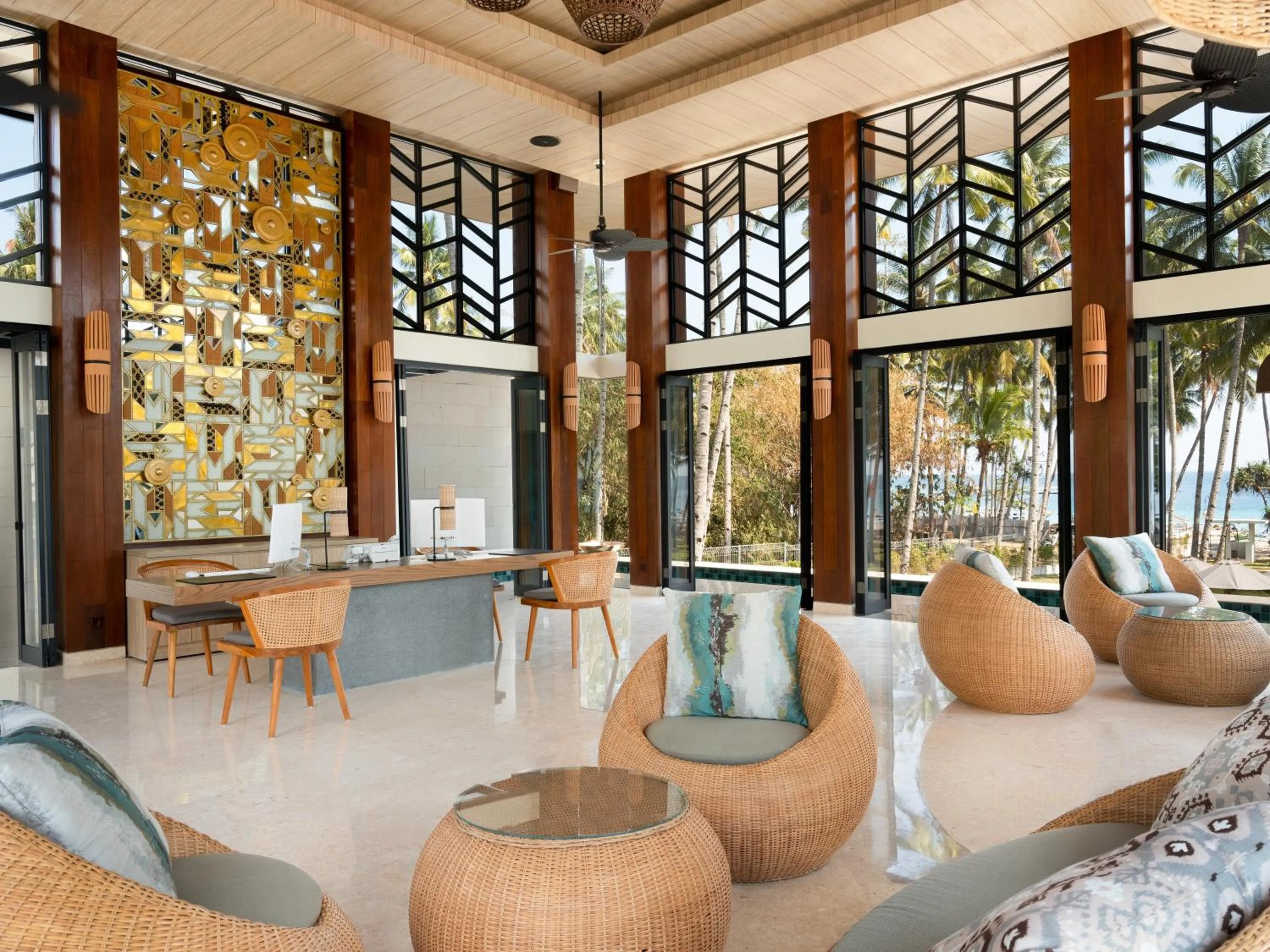 Lobby or reception in The Kayana Beach Lombok