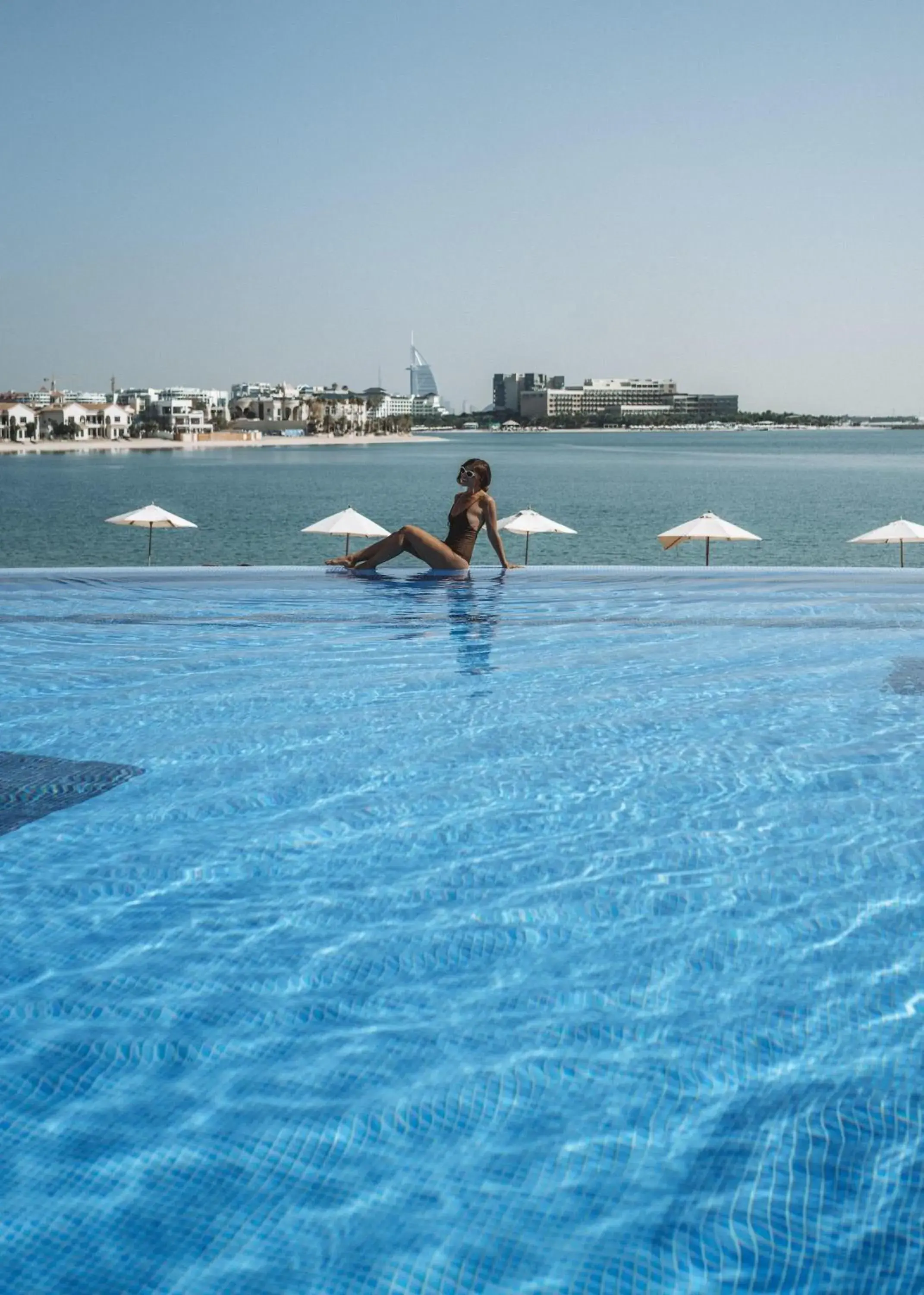 Swimming pool in Andaz Dubai The Palm, By Hyatt Swimming pool in Andaz Dubai The Palm, By Hyatt